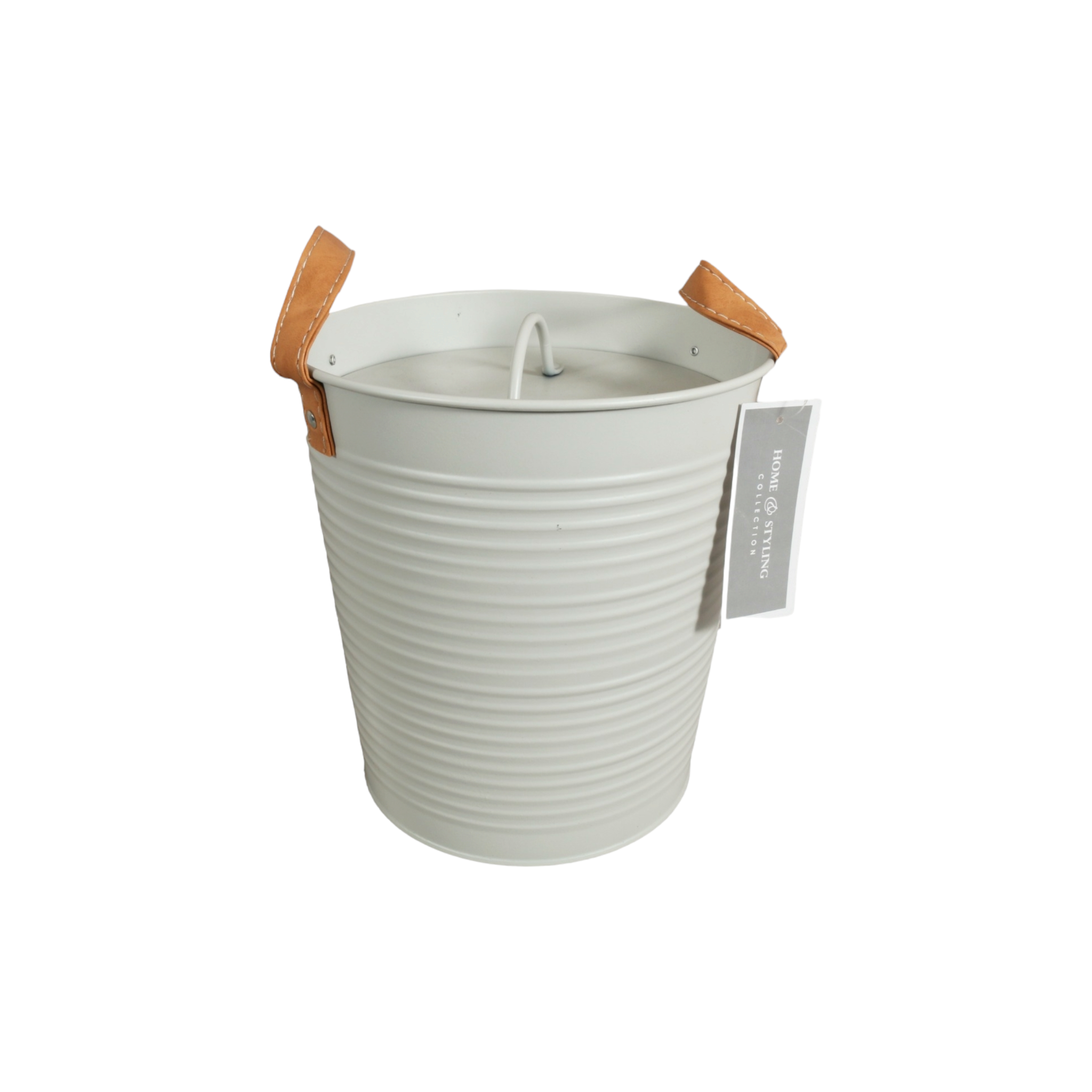 Ice Bucket Metal Sand with Lid 22104
