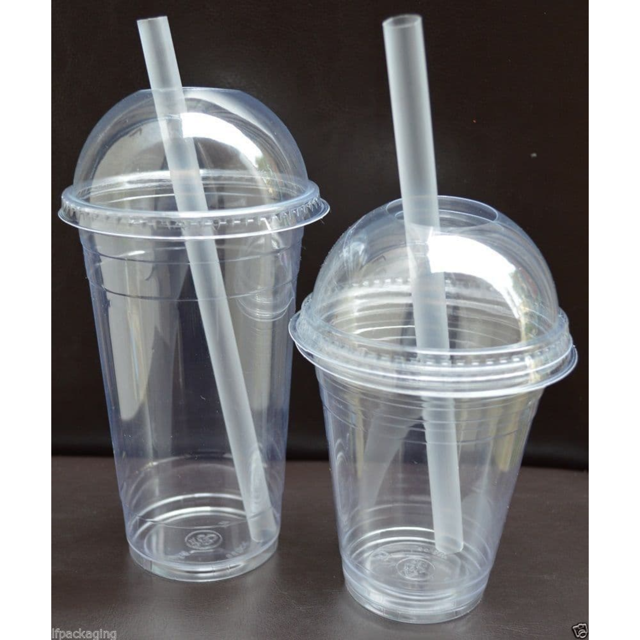 Disposable Plastic Straws Triple Thick 8mm Wrapped 1000pack