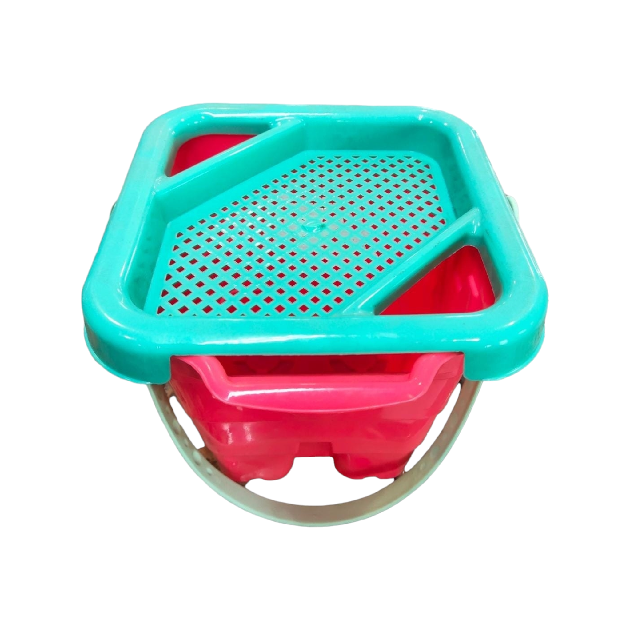 Kiddies Beach Bucket Square with Toys Combo