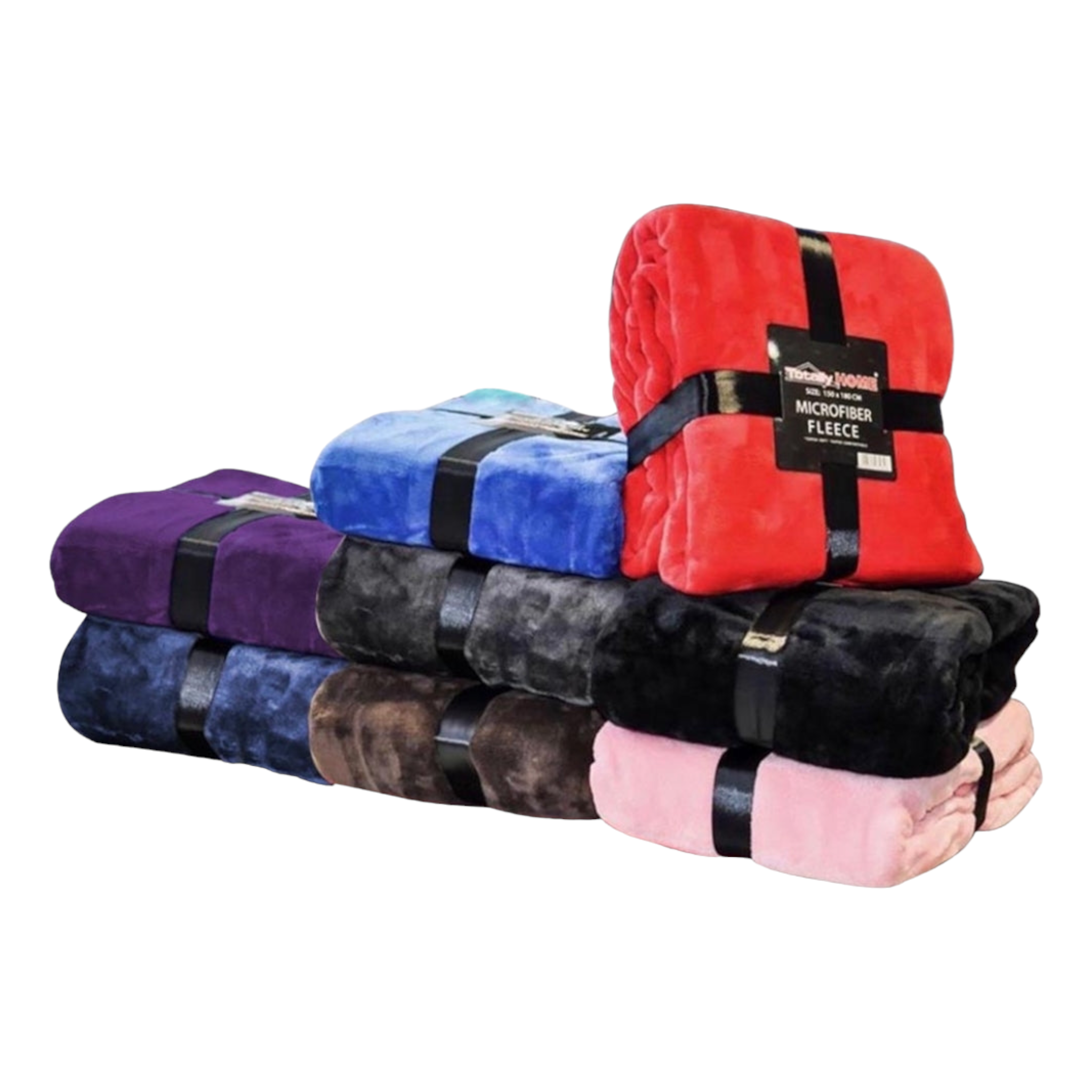 Totally Home Microfiber Fleece Throwover Blanket TH118