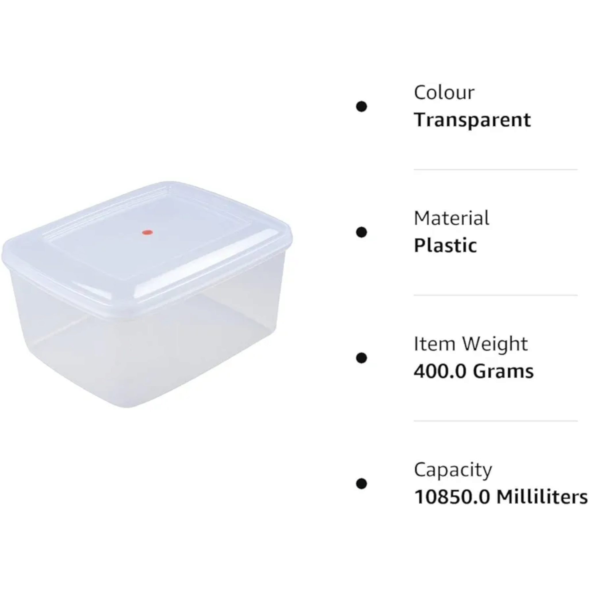 Nakoda Deluxe Plastic Container 7.2L Storage Box 777