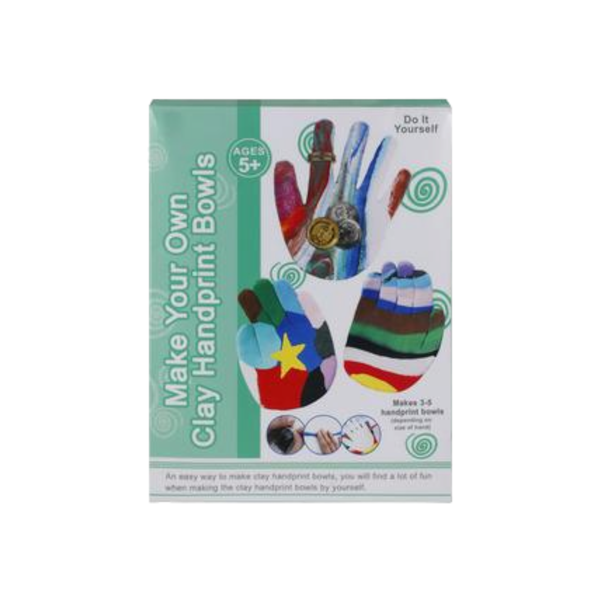 DIY Artcraft Clay Handprint Bowls
