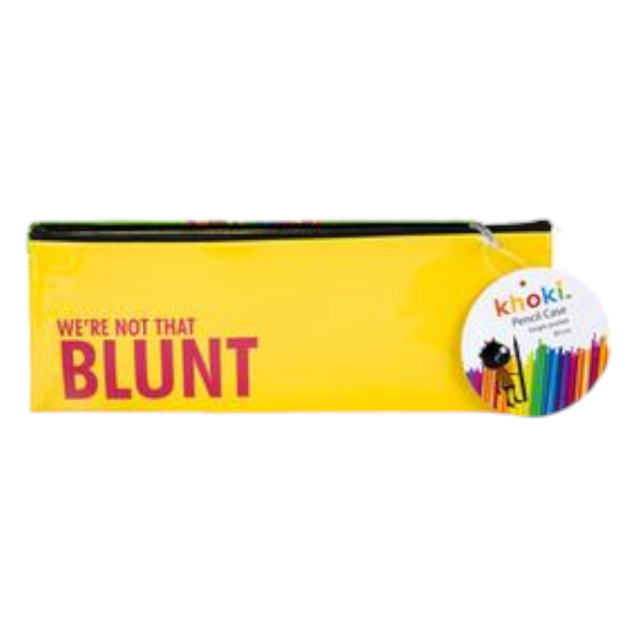 Khoki Pencil Case with Print Message 30cm