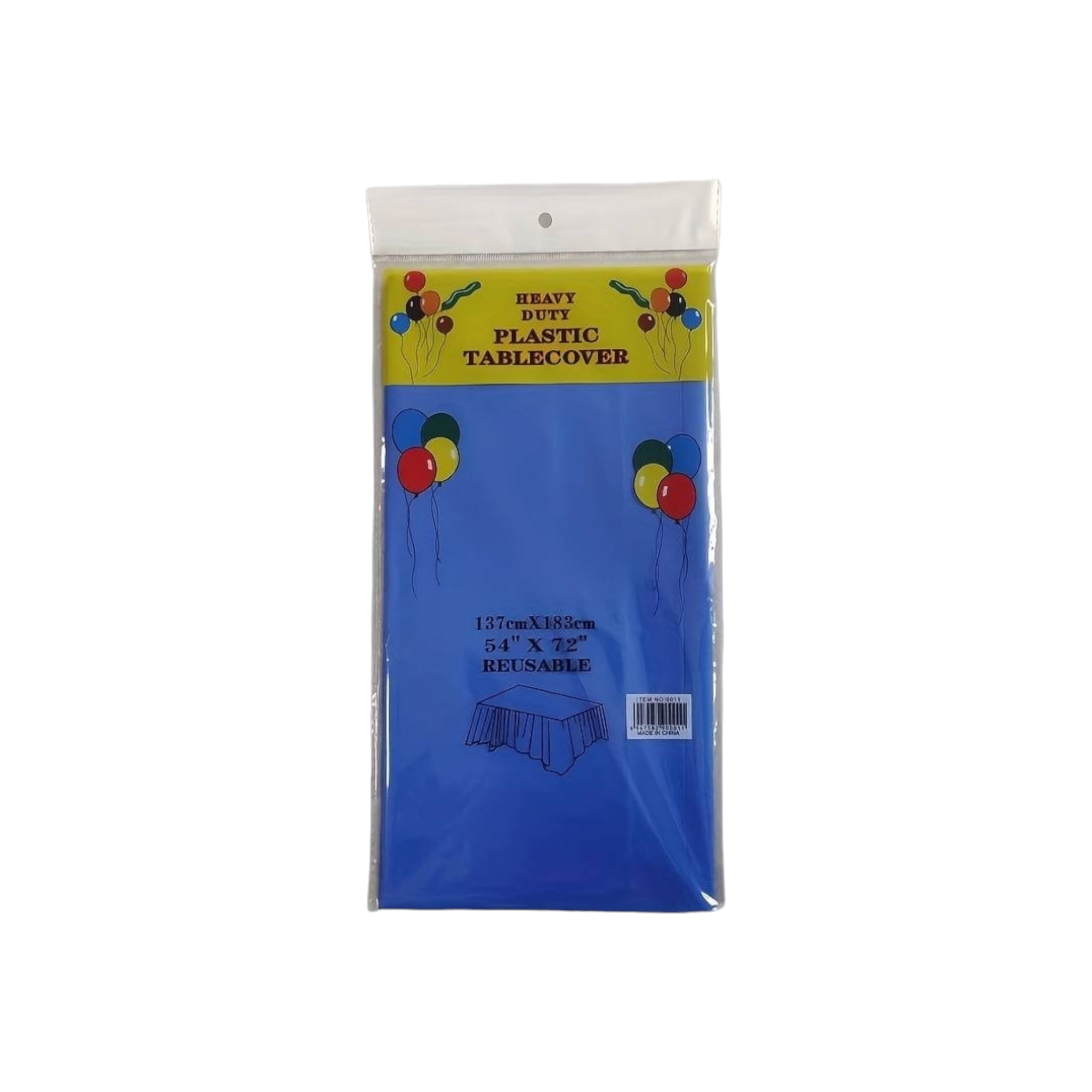 Multipurpose Plastic Party Table Cover Disposable & Reusable 137x183cm