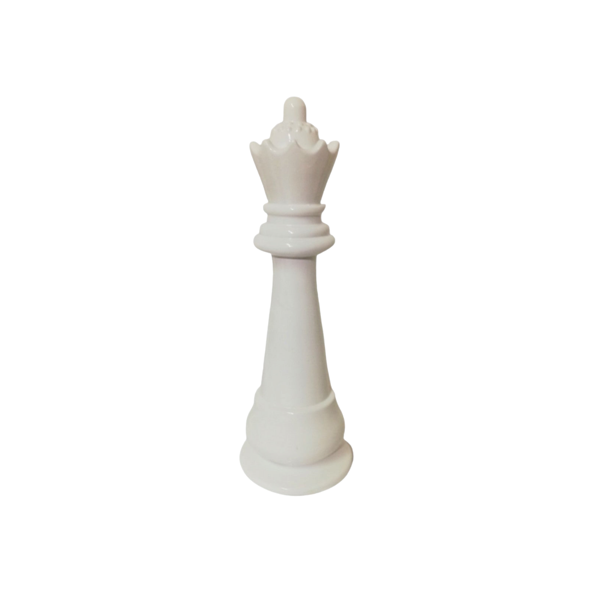 King Decor 42cm Chess Base White