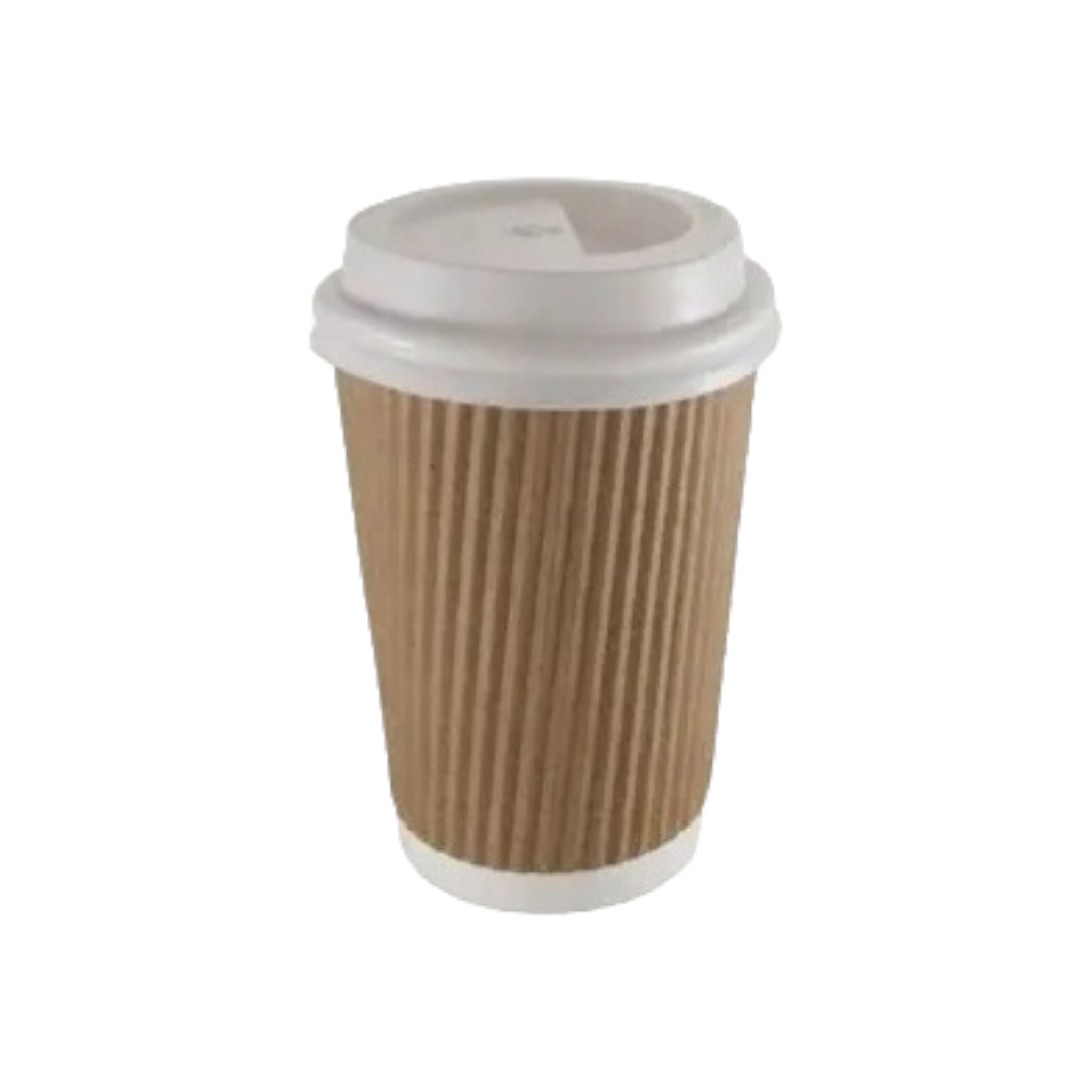 350ml Ripple Paper Coffee Cups Disposable Double Wall 5pack