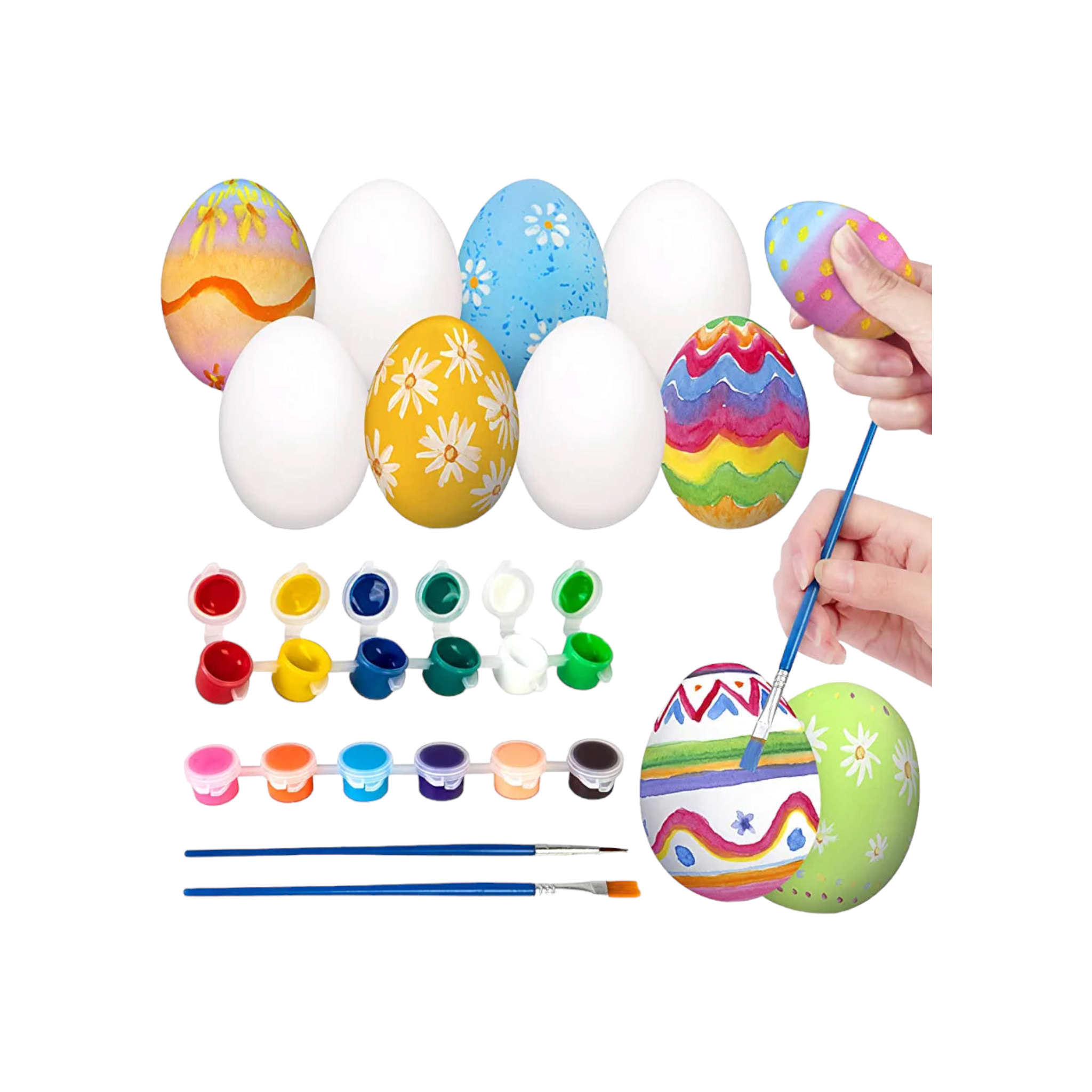 DIY Craft Painting Eggs 6pcs