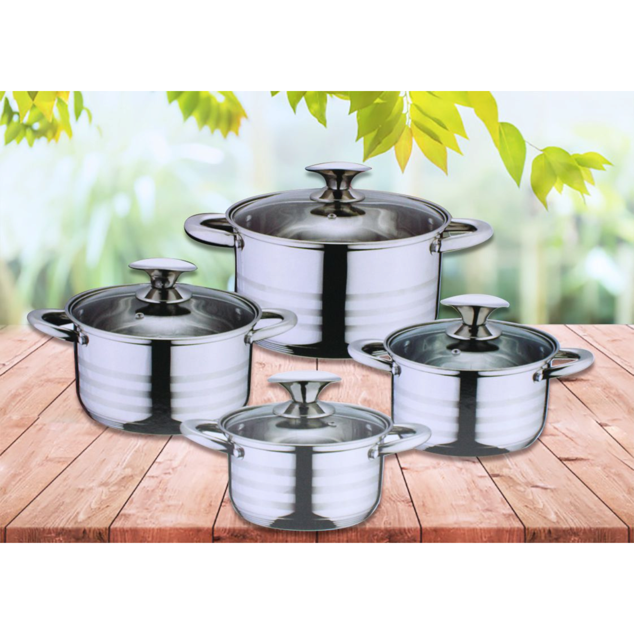 Delica 8pc Pot Set 8pcs 12938-P616