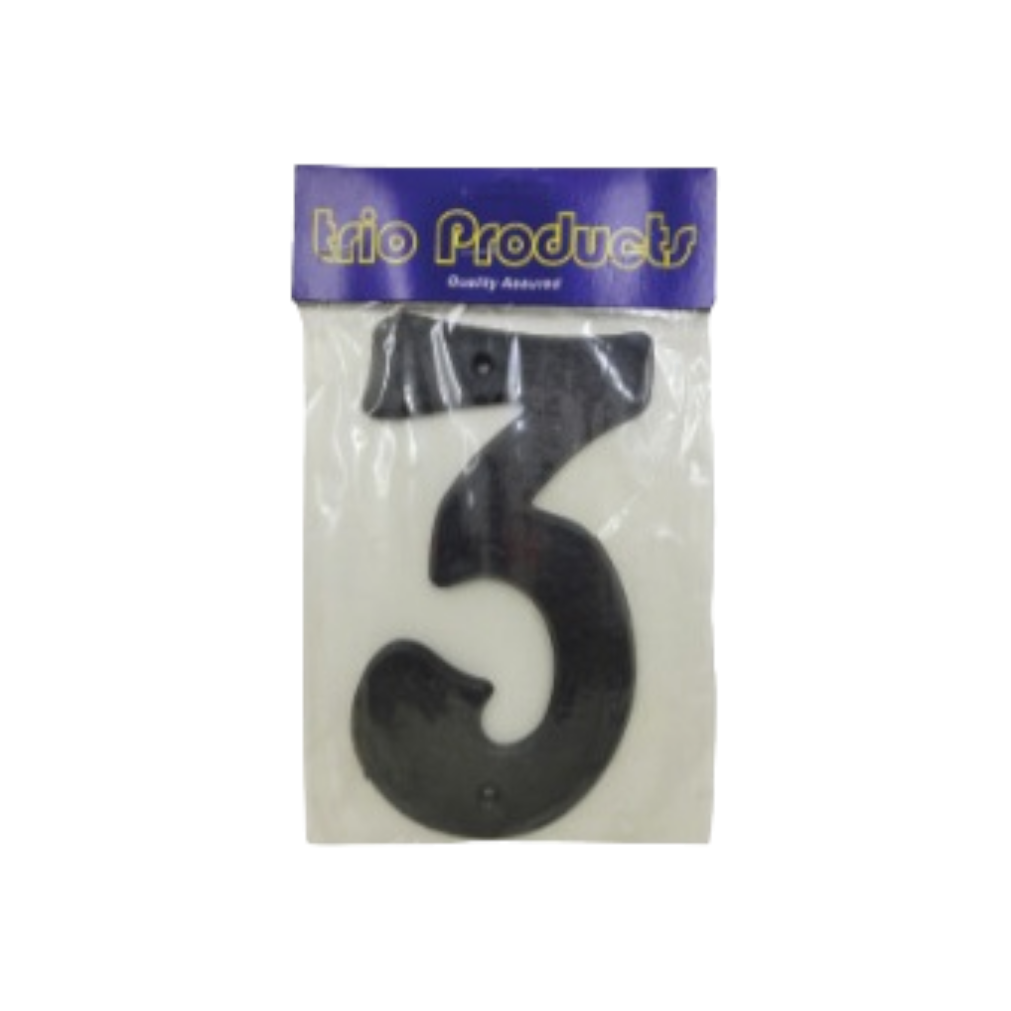 House Numerals Black Plastic Numbers 0-9 185mm