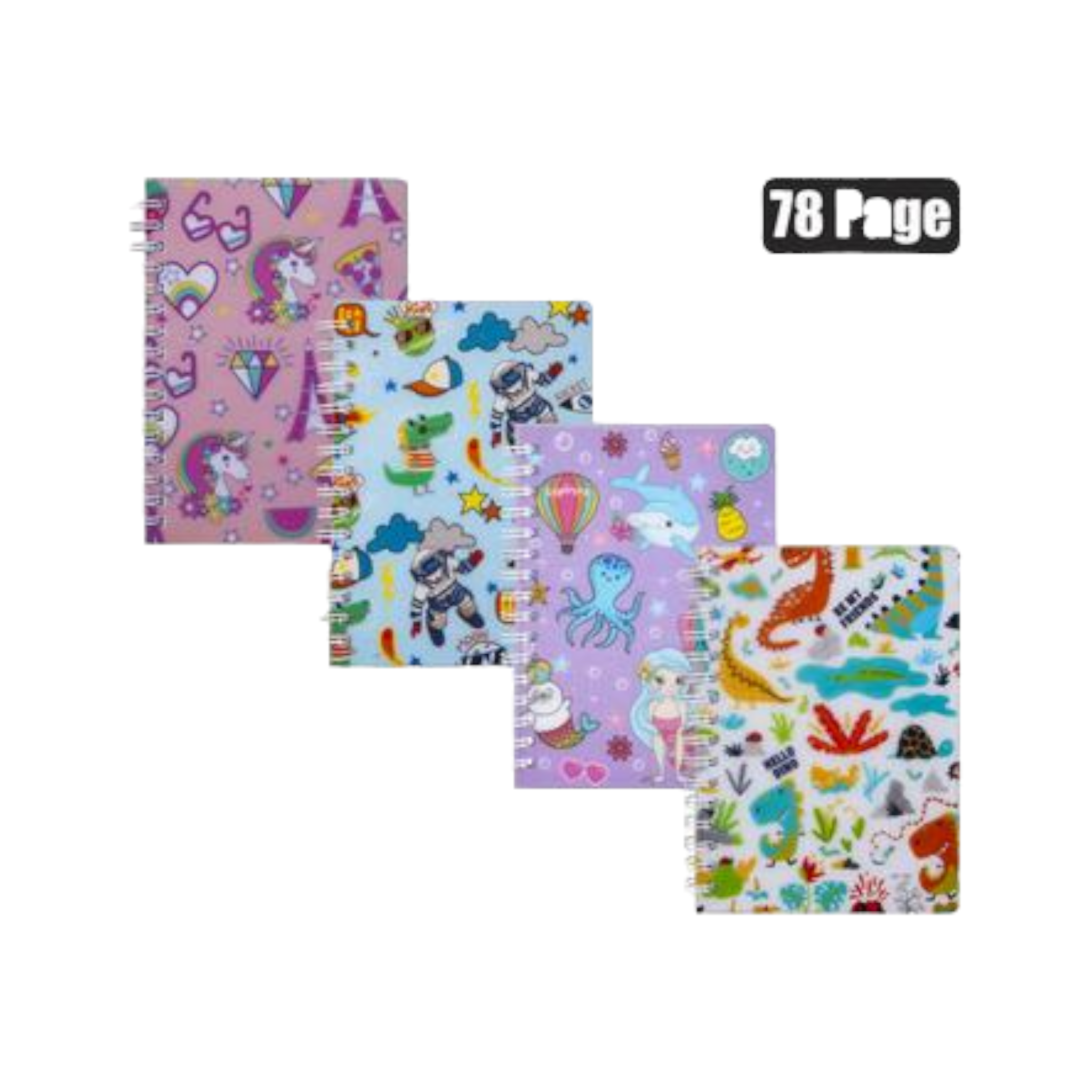 Novelty Kids Sprial Notebook