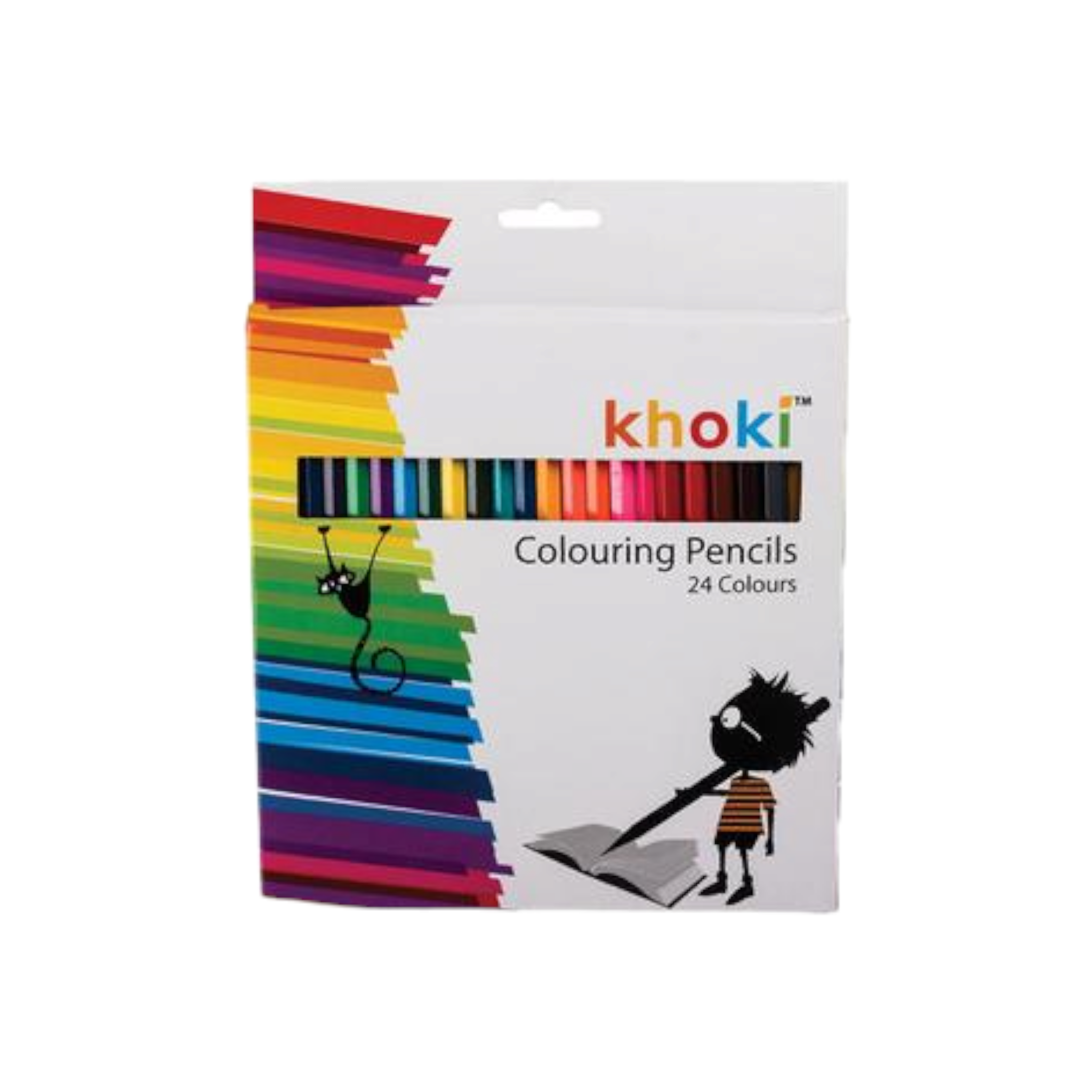 Khoki Art and Craft Pencil Crayons Long 24pcs