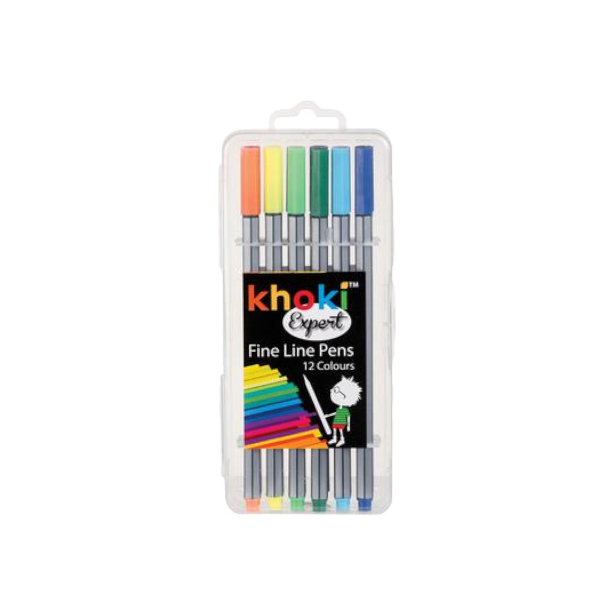Khoki Art Craft Fineliner Pens Expert 12pcs