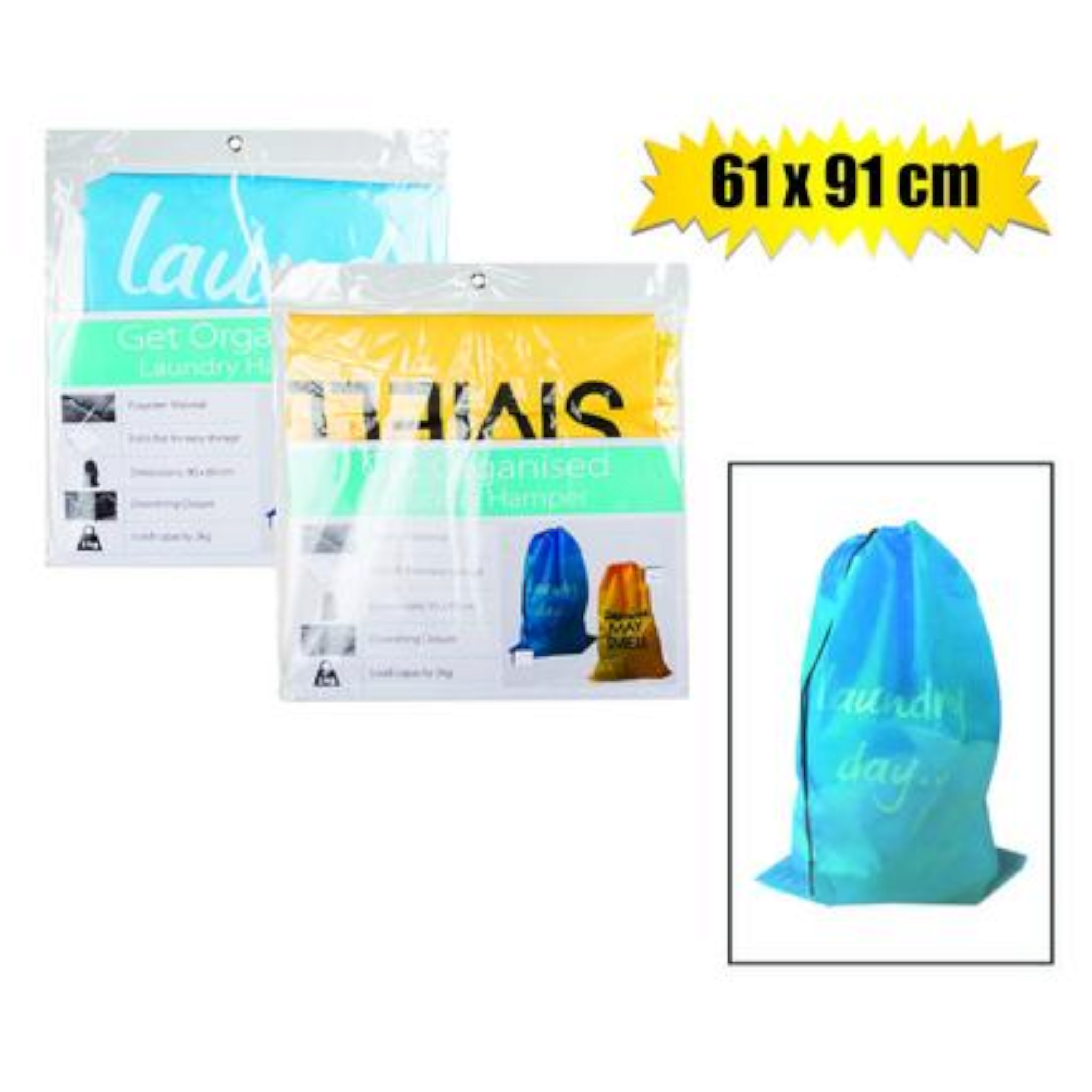 Laundry Bag with Drawstring 61x91cm