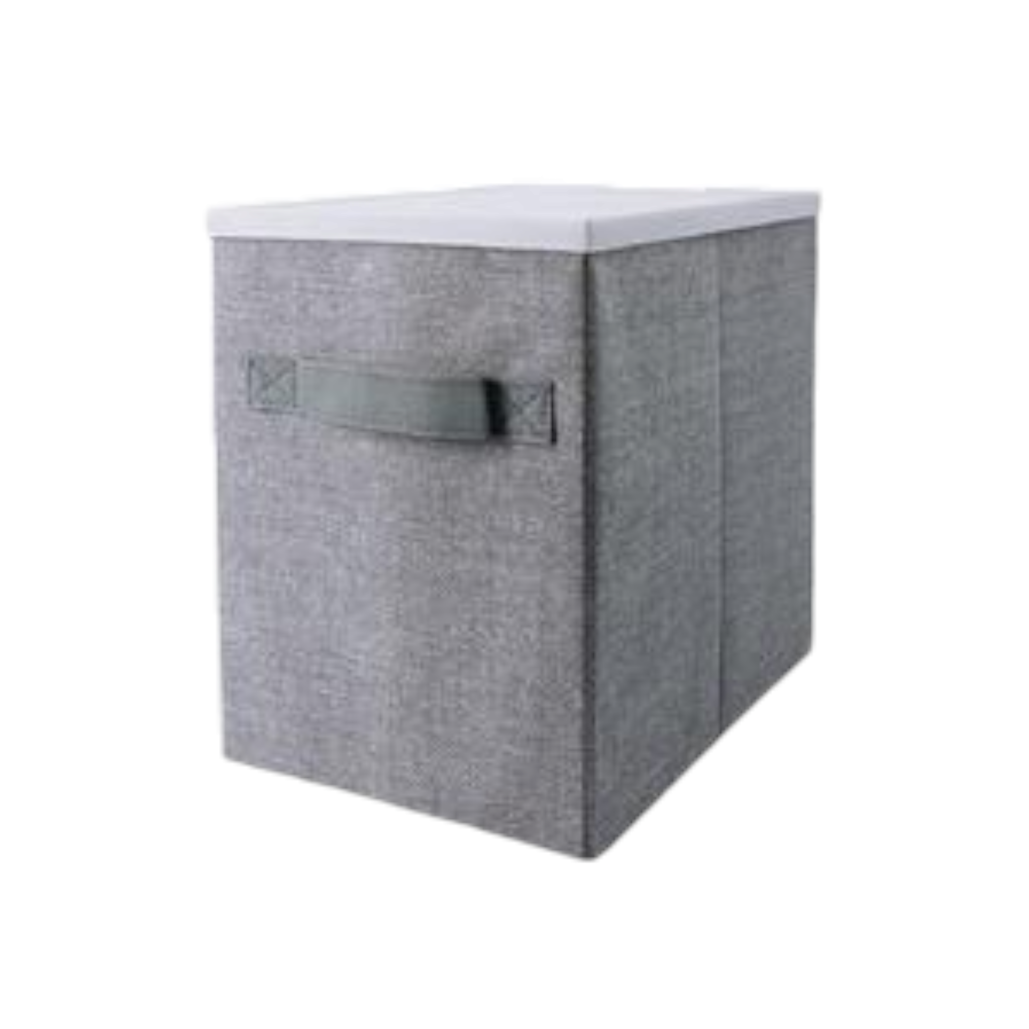 Non Woven Storage Box with Plastic Lid 19x26x26cm