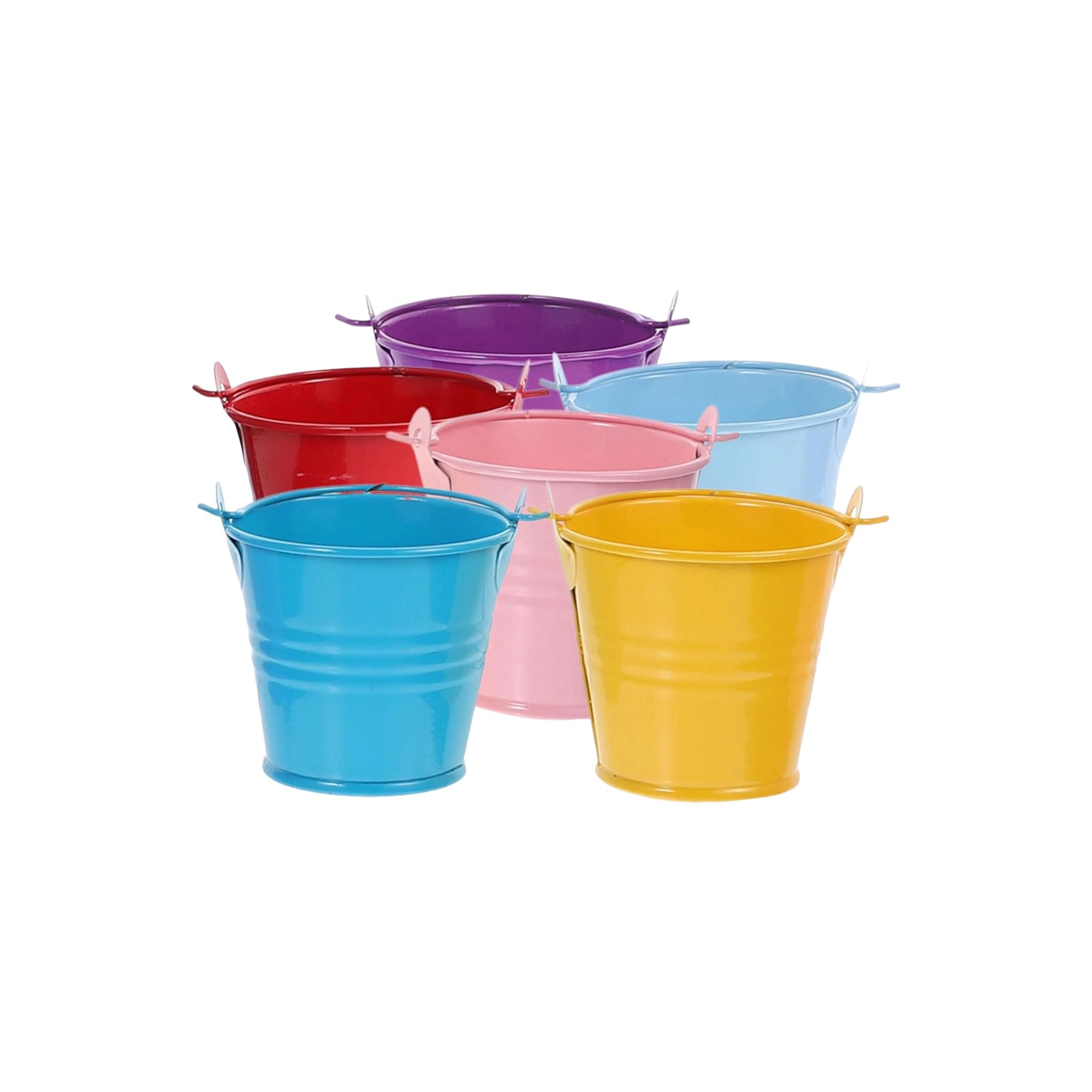 Mini Iron Bucket Garden 5.5x5.3x4cm