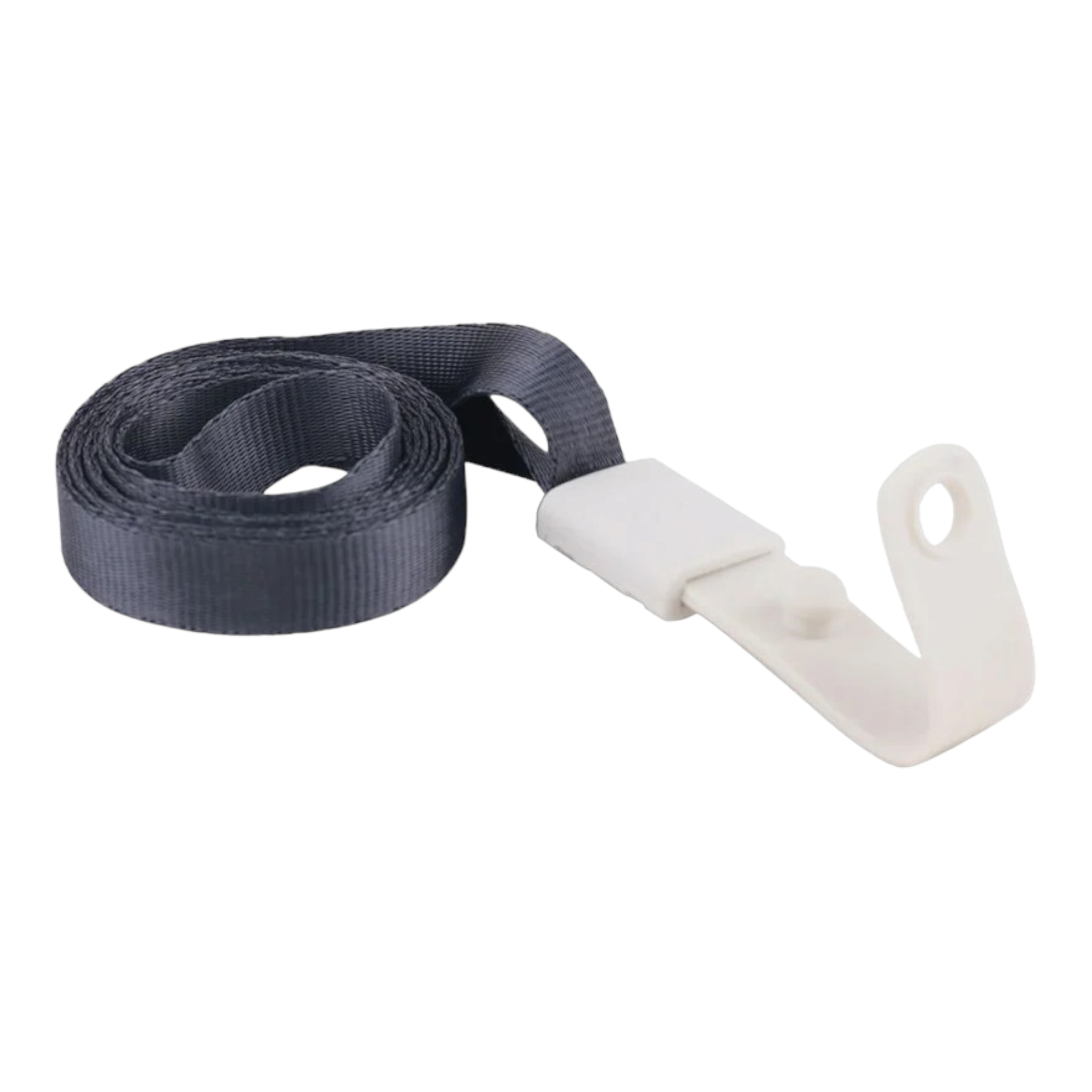 Deli Name Badge Black Card with Horizontal Lanyard 85x53mm 8304