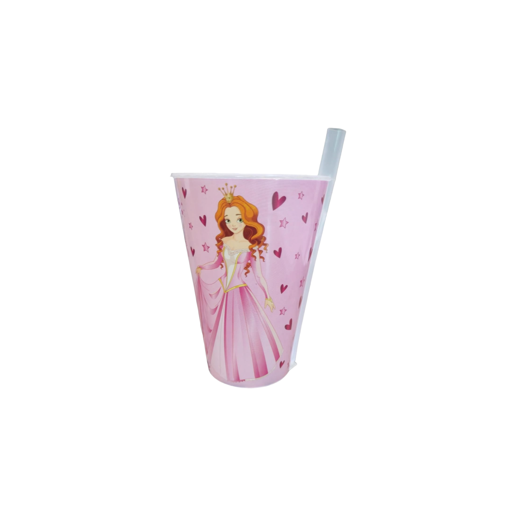 Tuffex Plastic Cup 400ml with Pipette Patterned