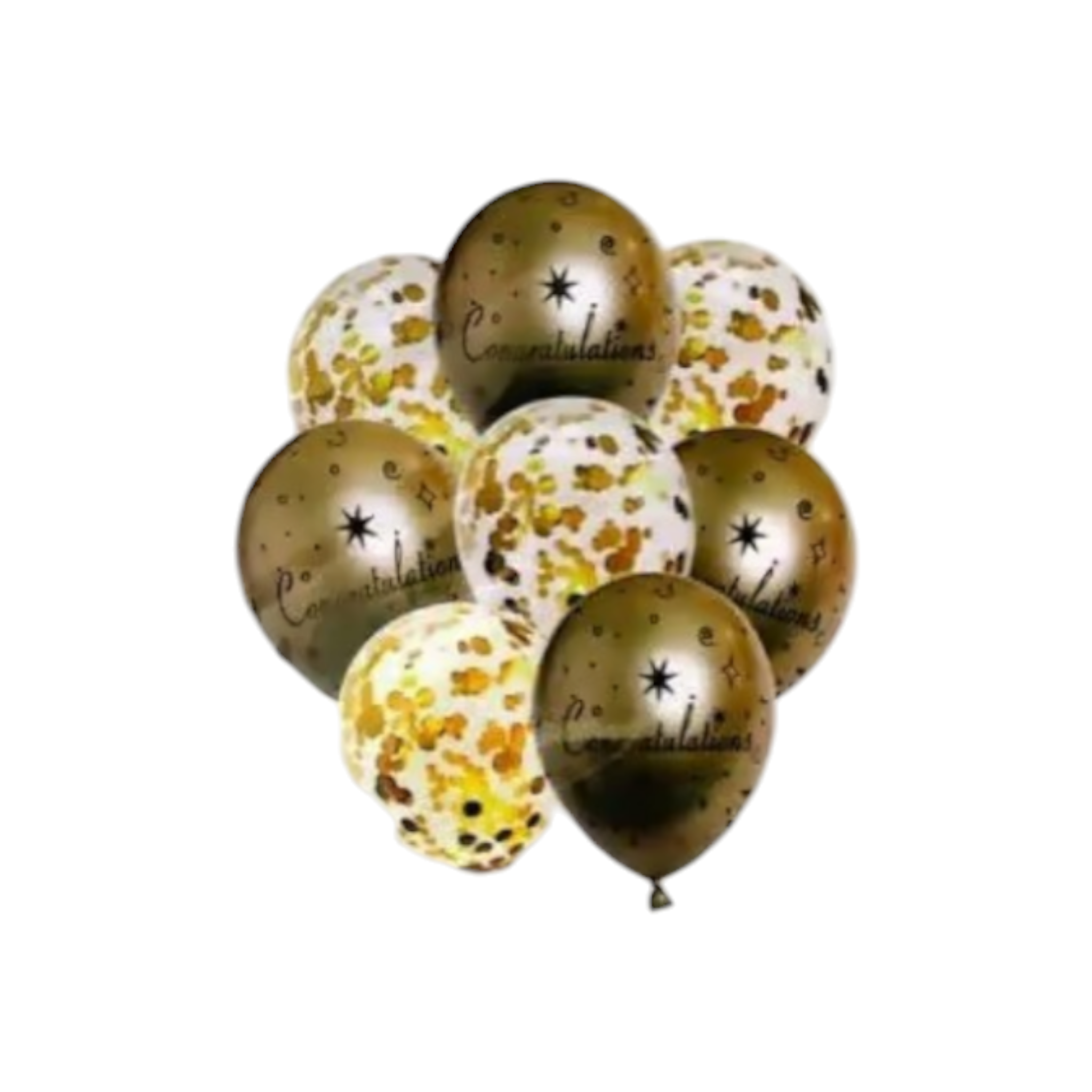 Party Latex Congratulations Balloons 8paack