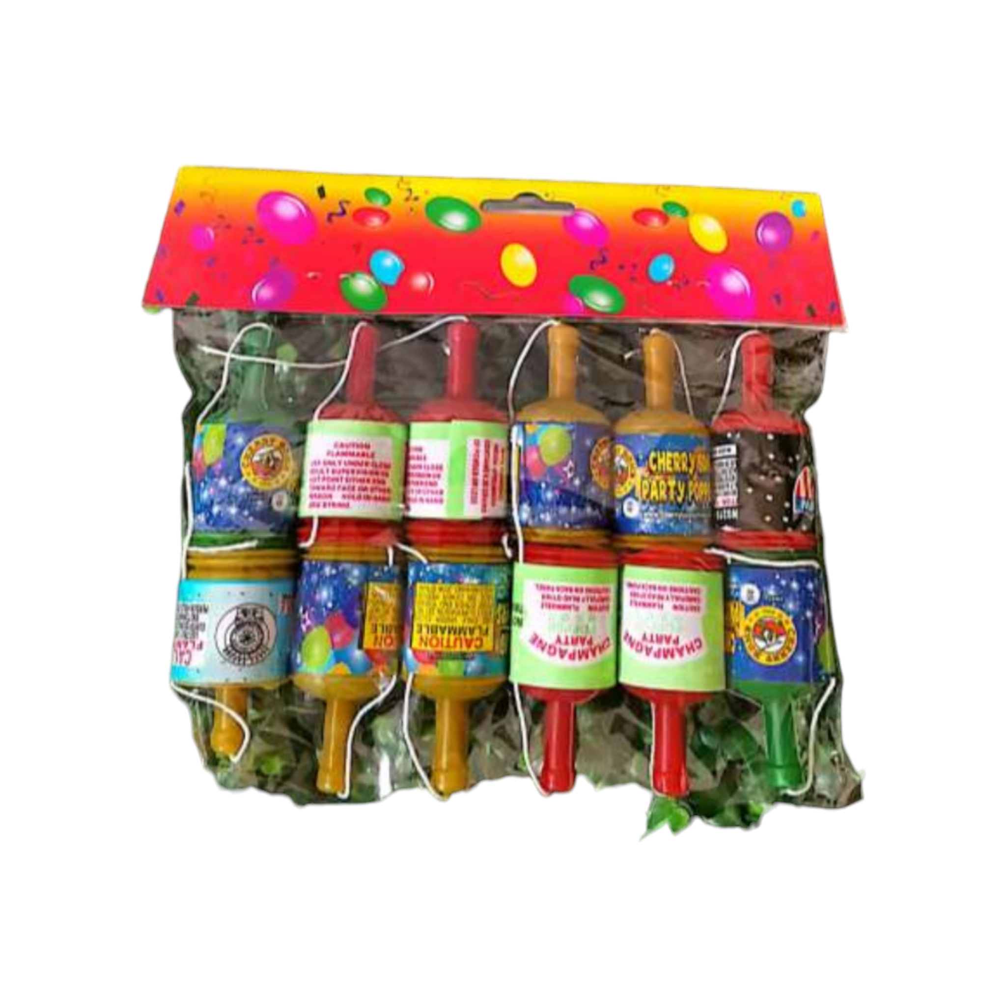 Mini Party Popper 12pc Card