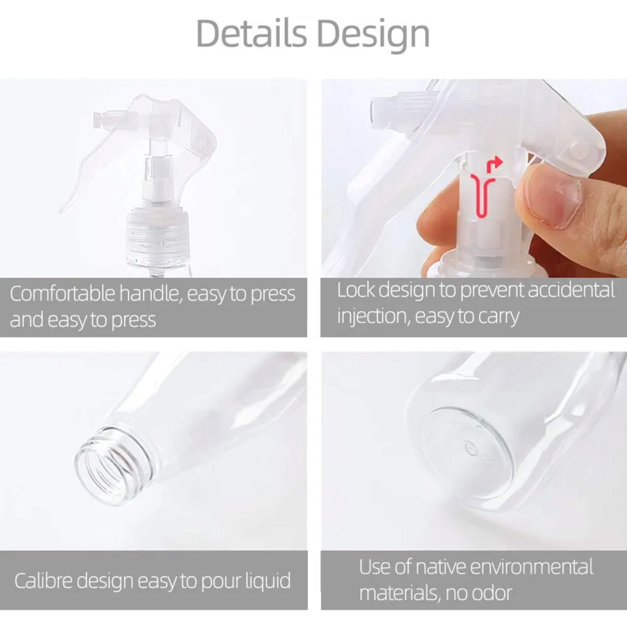 200ml PET Plastic Trigger Spray Bottle