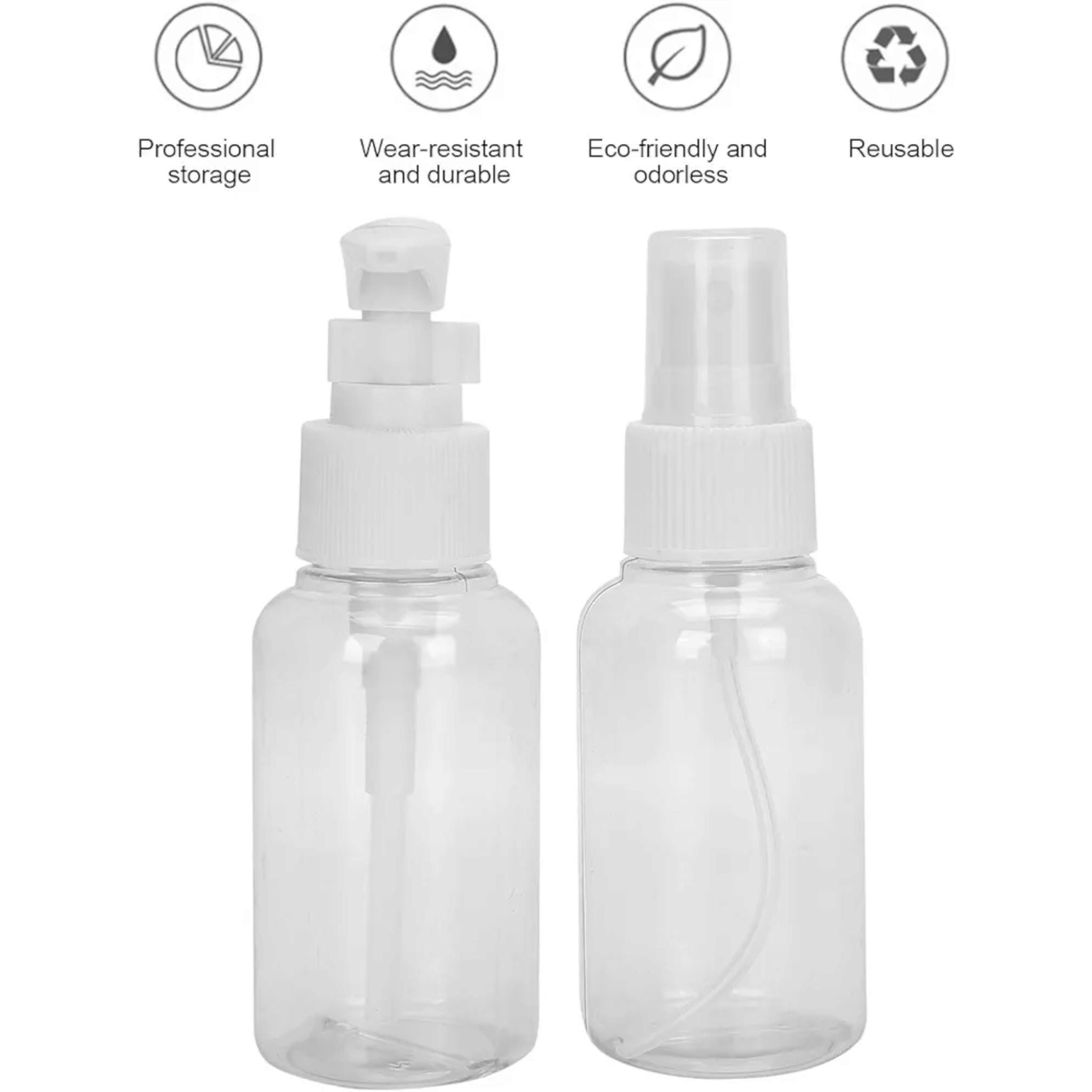PET Plastic Cosmetic Lotion Pump Bottle