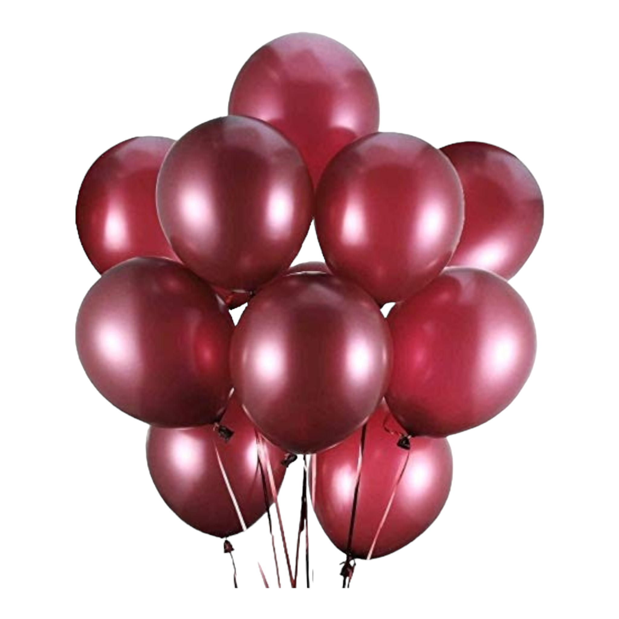 Latex Metallic Party Balloons ±30cm 12inch 6pack