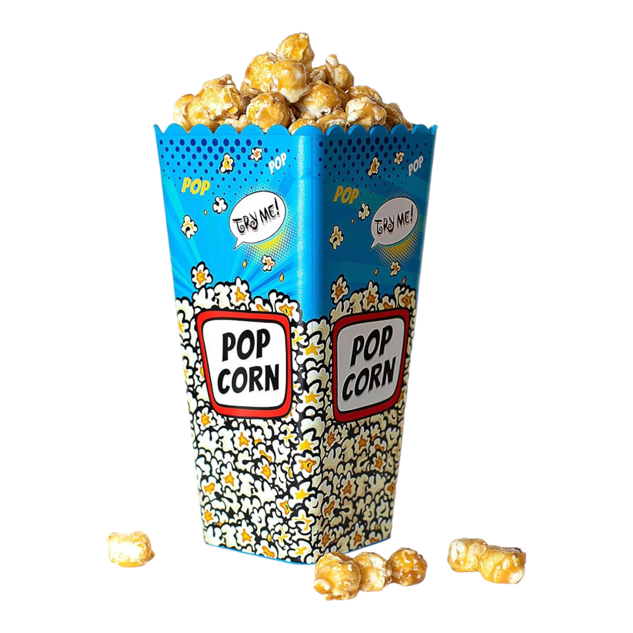 Tuffex Plastic Popcorn Bucket Square 12x15cm