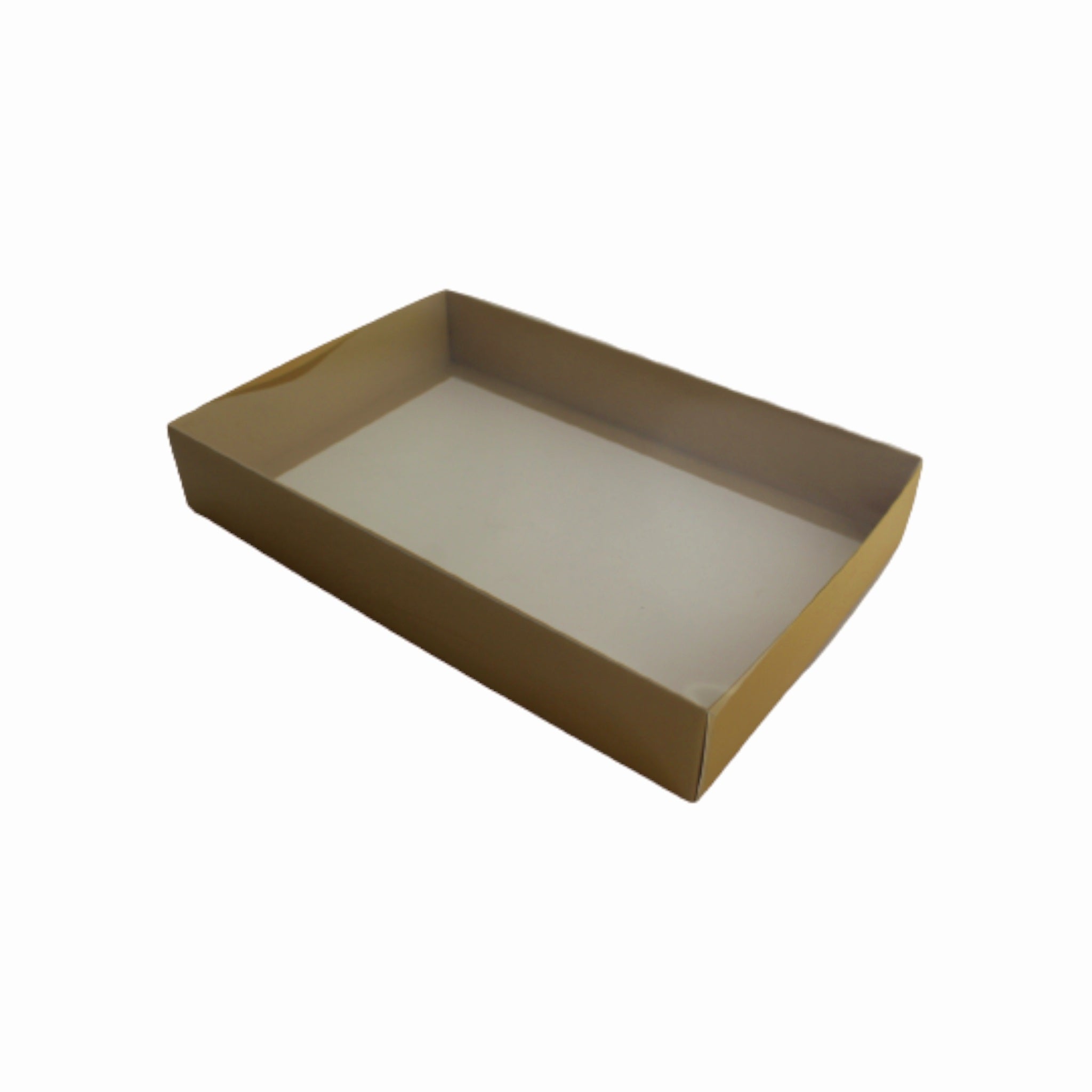 Gift Biscuit Paper Box with PVC Slide Cover Lid 30x20x5cm