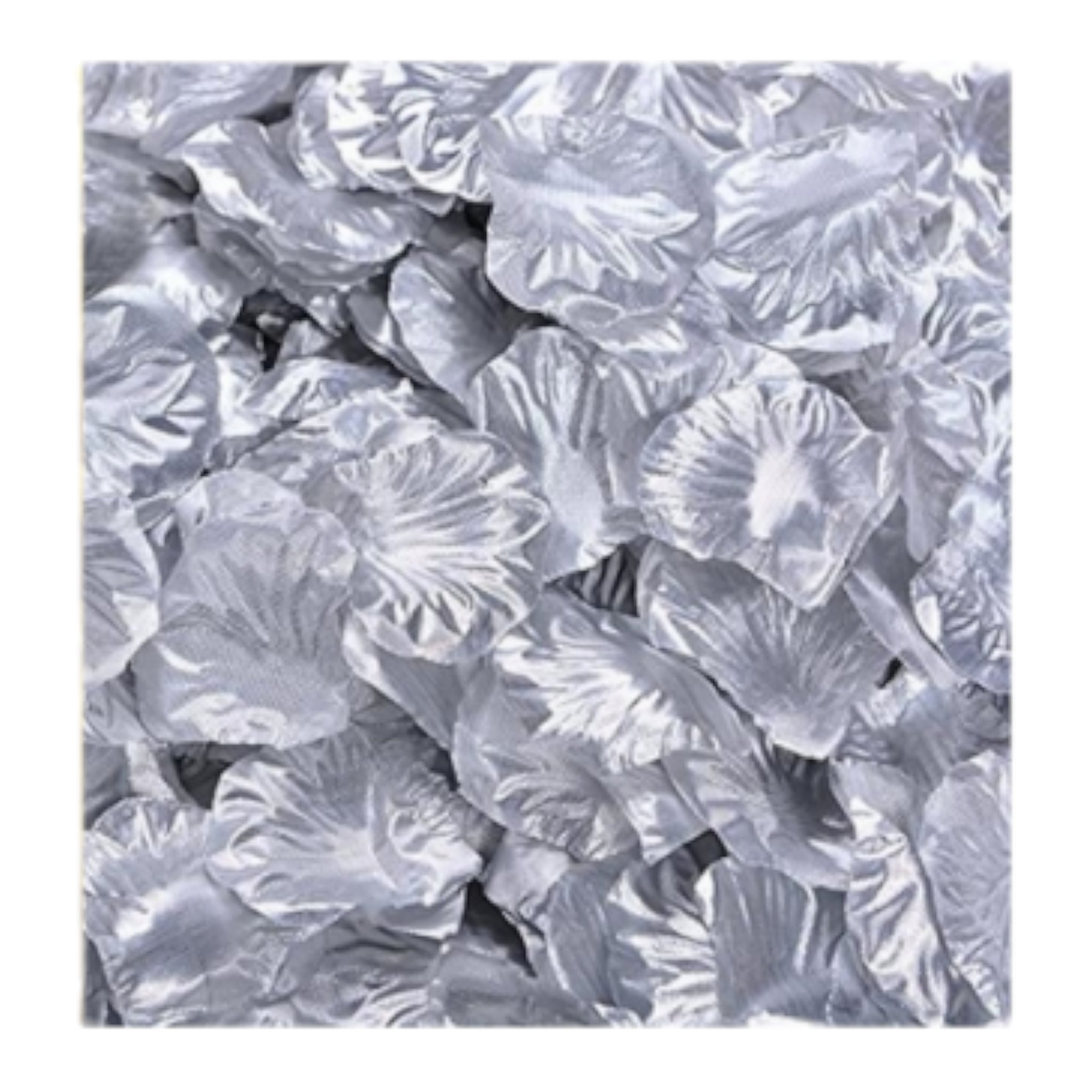 Artificial Silver Rose Petals 150pcs A0094