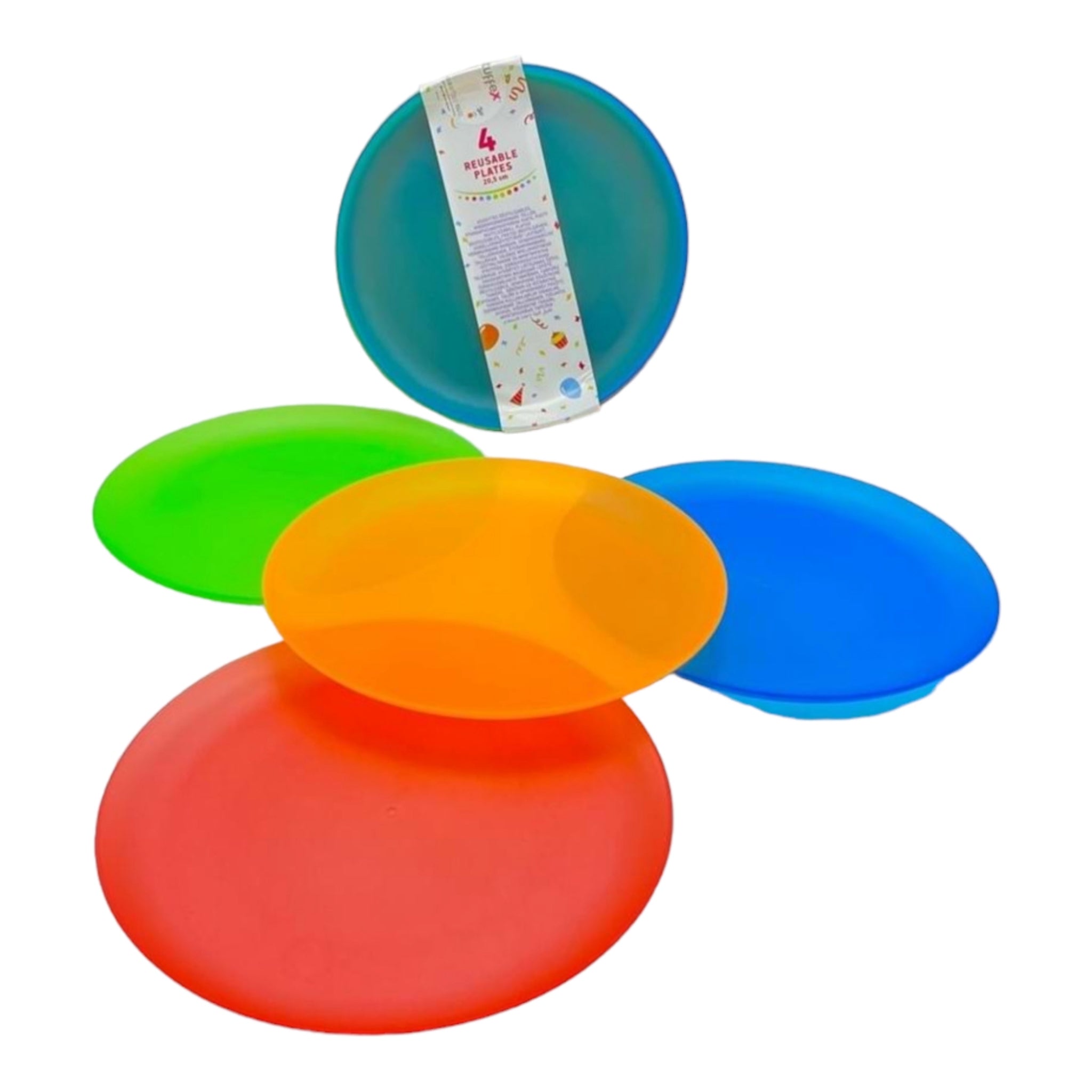 Tuffex Plastic Plate 4pc Set TP690