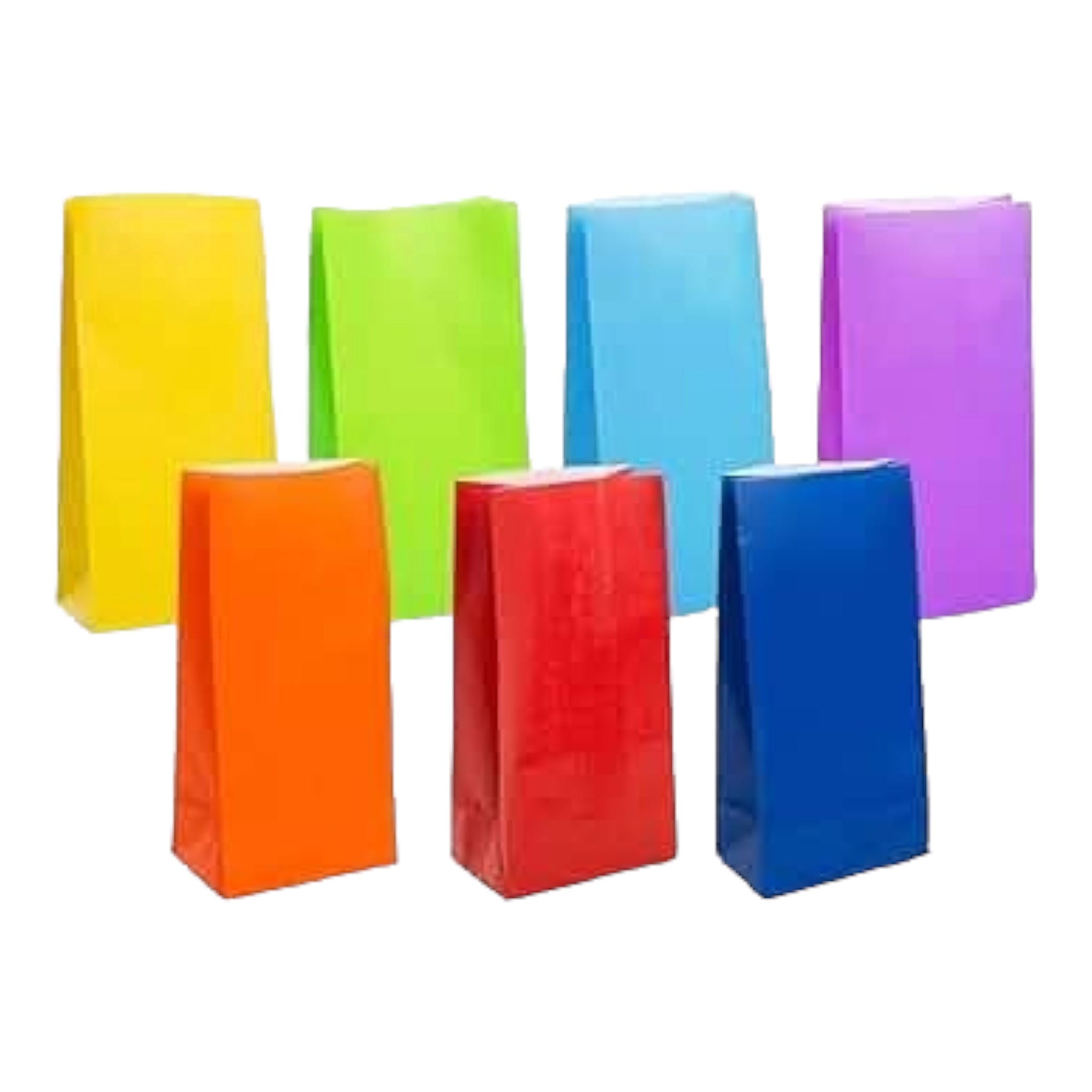 Kraft Paper Party Treat Bags Plain 24x13x8cm 10pack