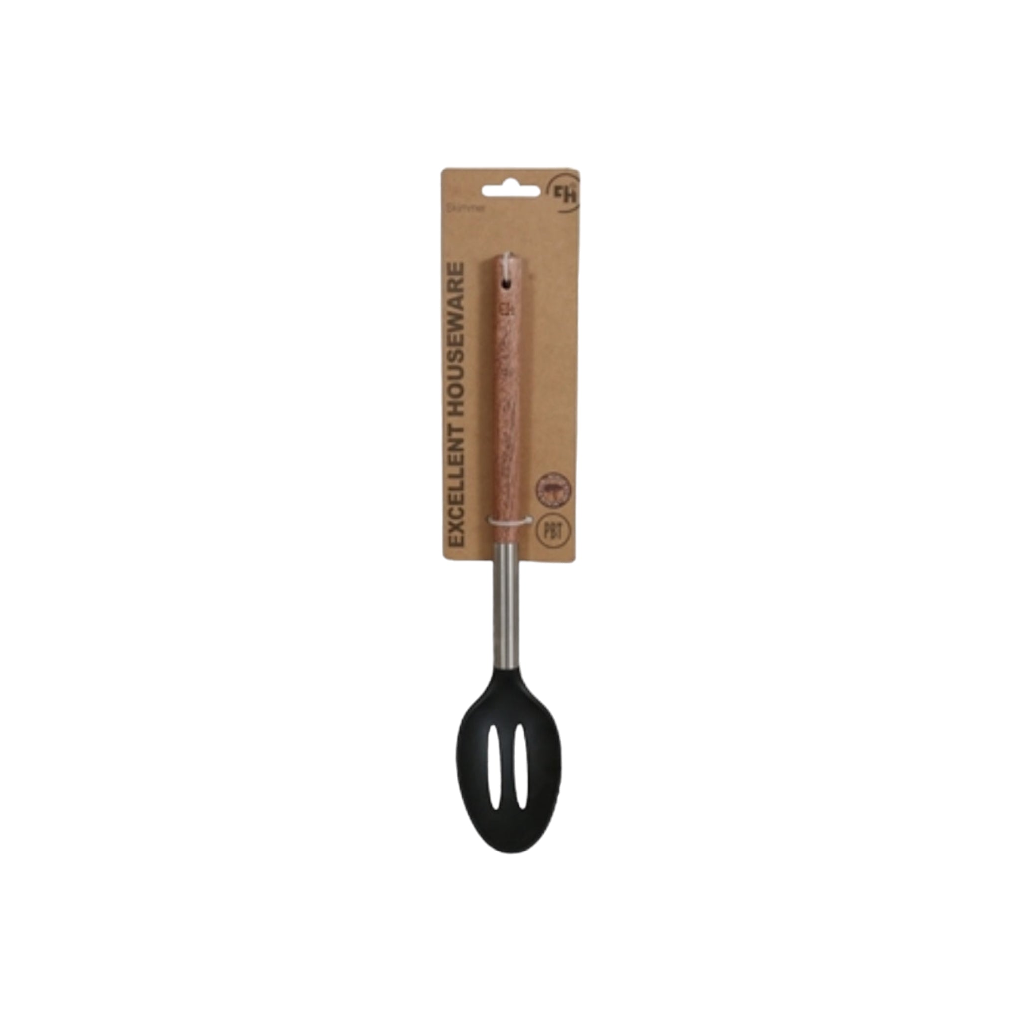 Skimmer Spoon Black with Acacia Wooden Handle 21190