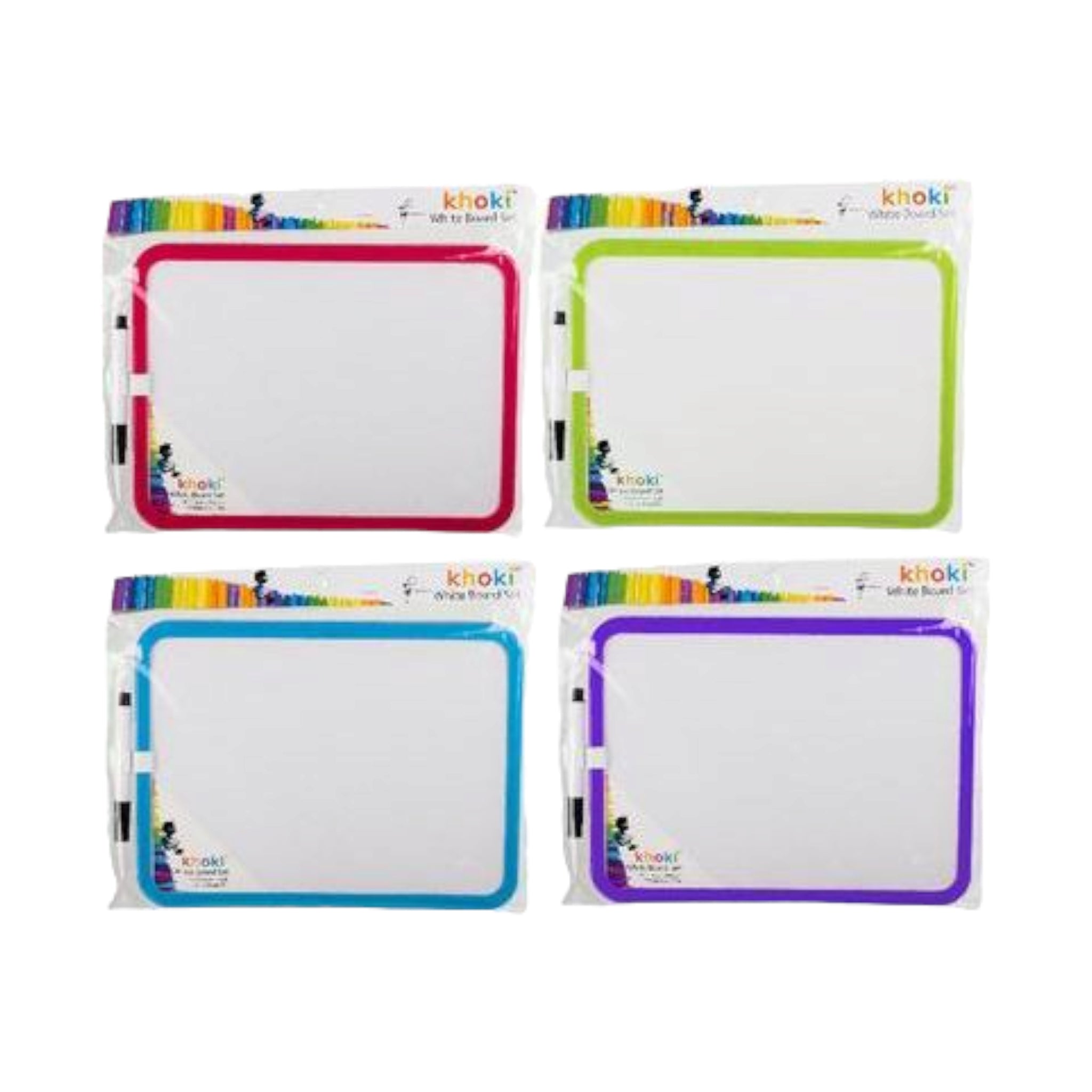 Khoki Dry Wipe Whiteboard with Pen 28x21cm