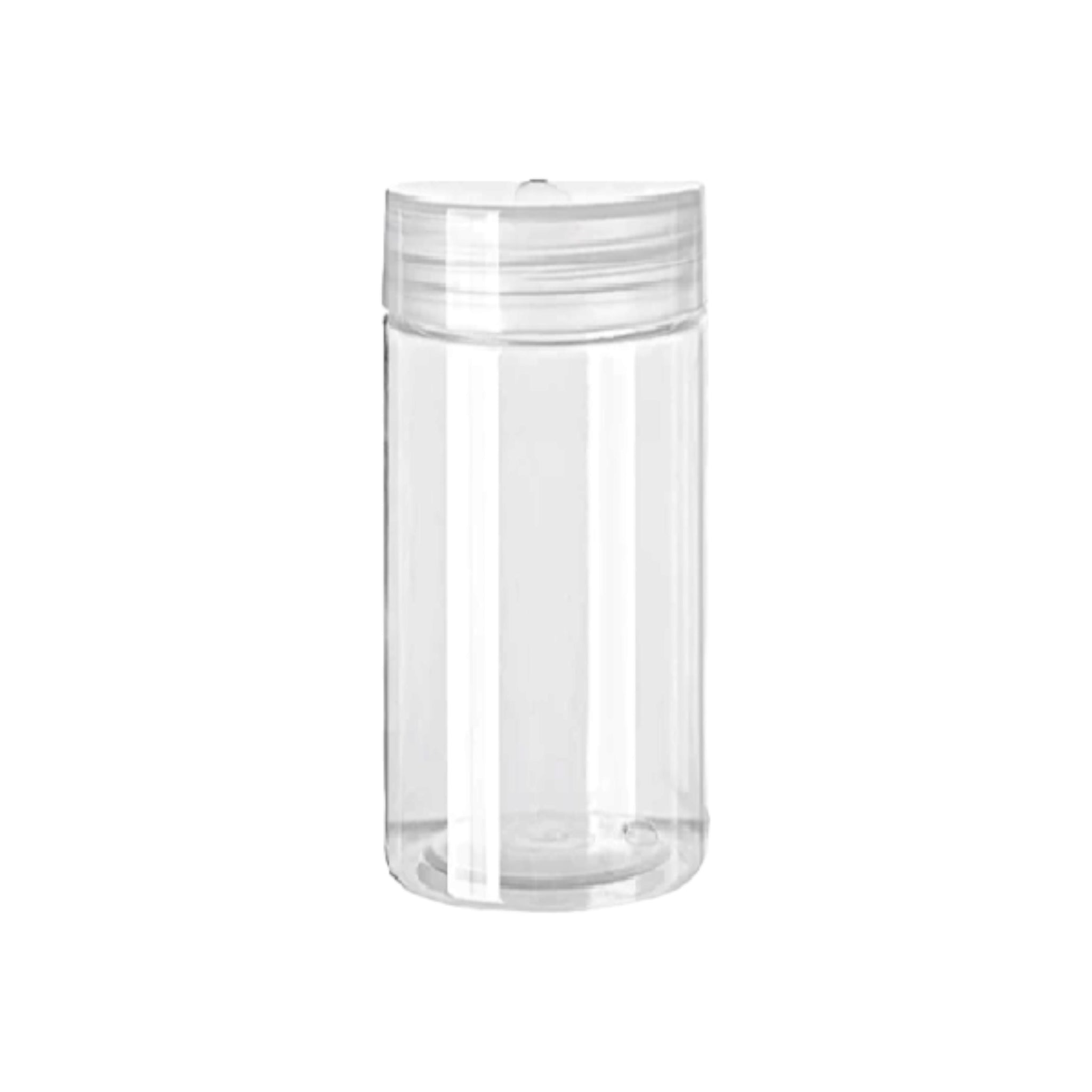 250ml PET Plastic Jar Bottle with Lid Crystal Clear