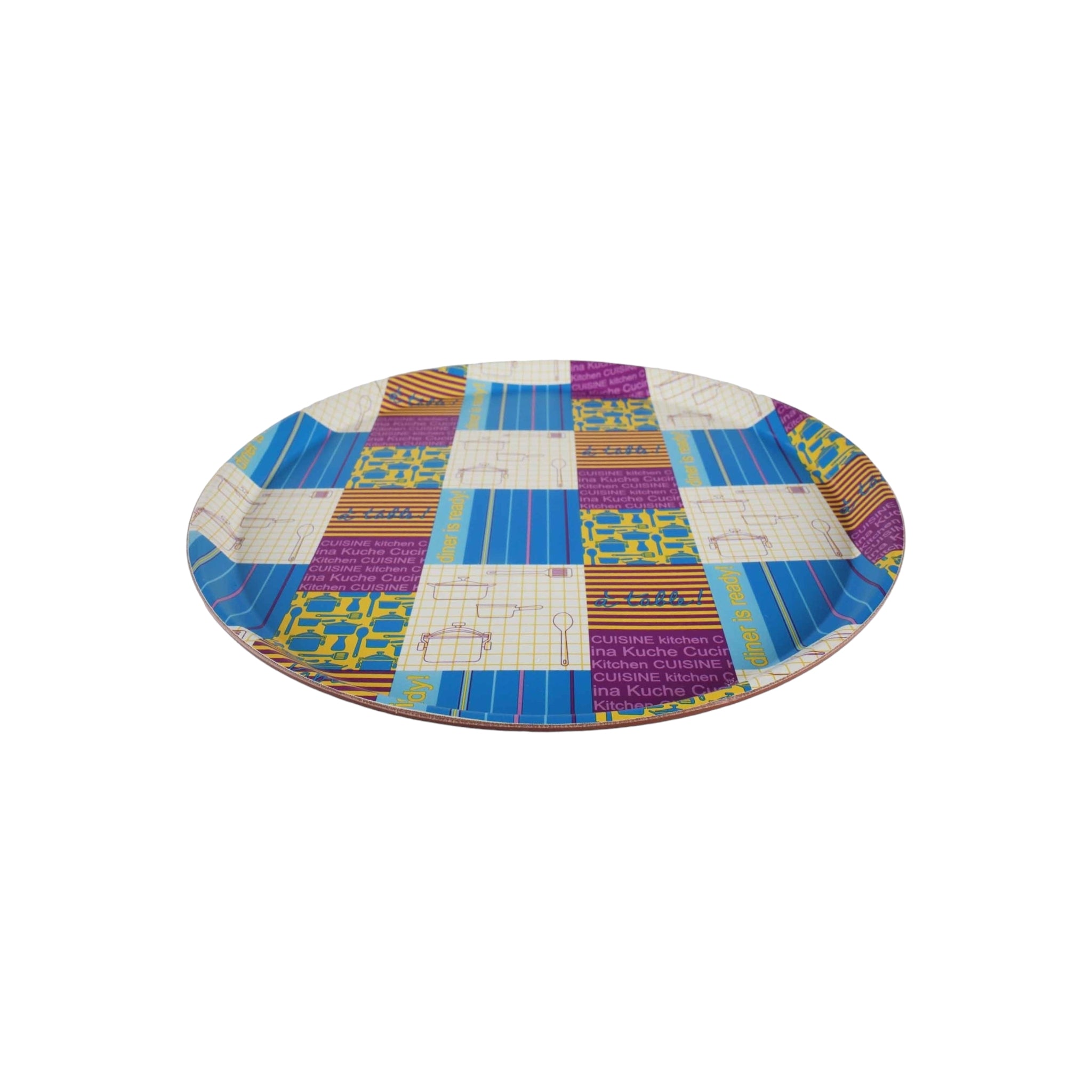 Melamine Serving Tray 35cm Round