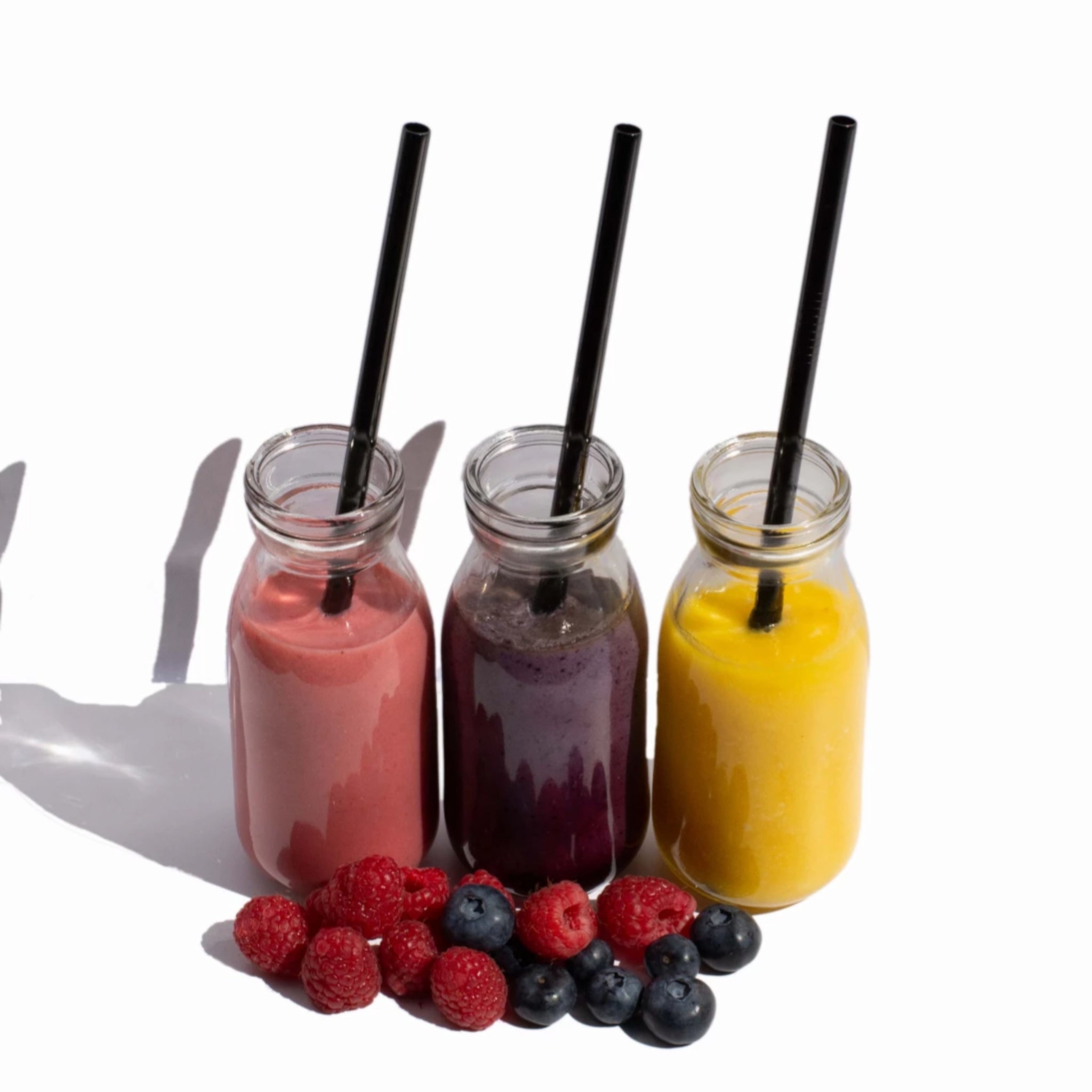 Stainless Steel Straws 5mmx22.5cm with Brush 11pack