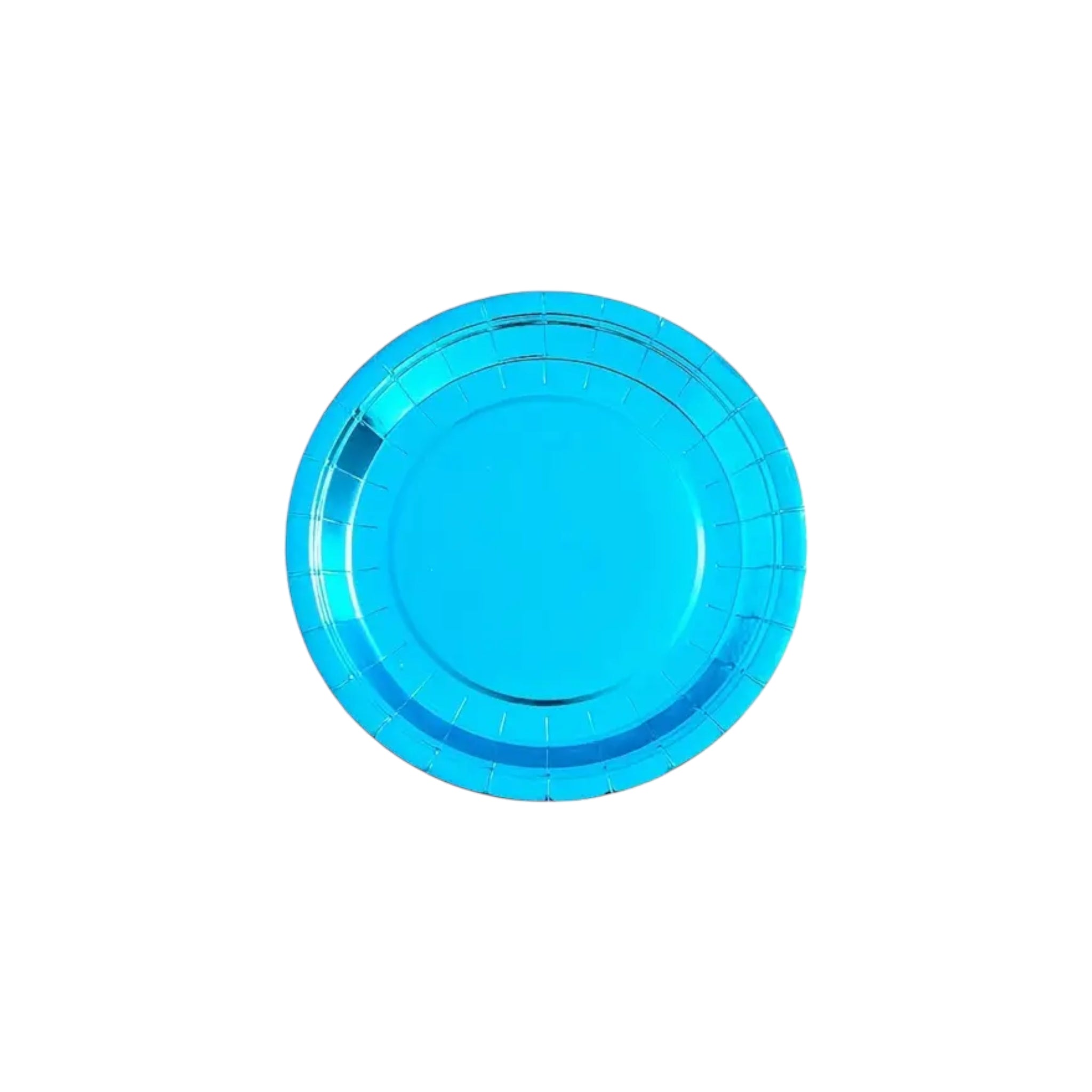 Disposable Metallic Party Paper Plate 7inch 10pc