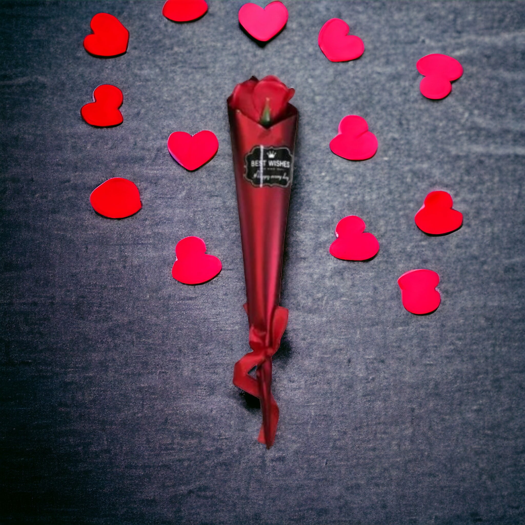 Artificial Flower 1-Rose Bouquet