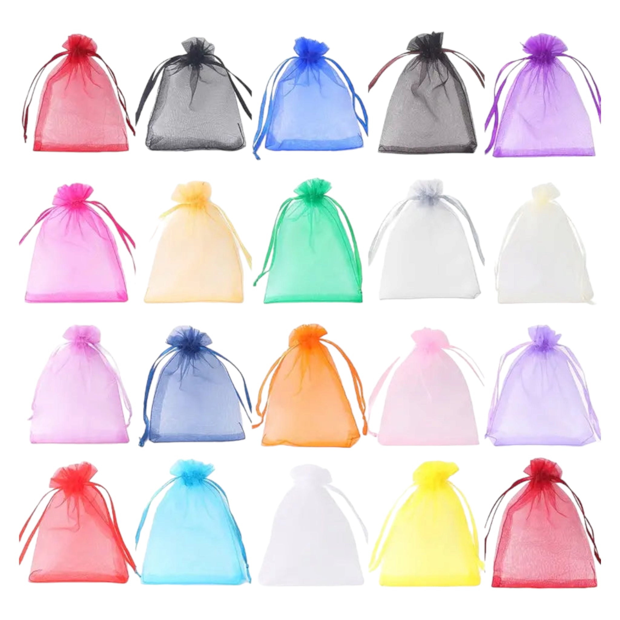 Organza Bags 7.5x9.5cm 10pack
