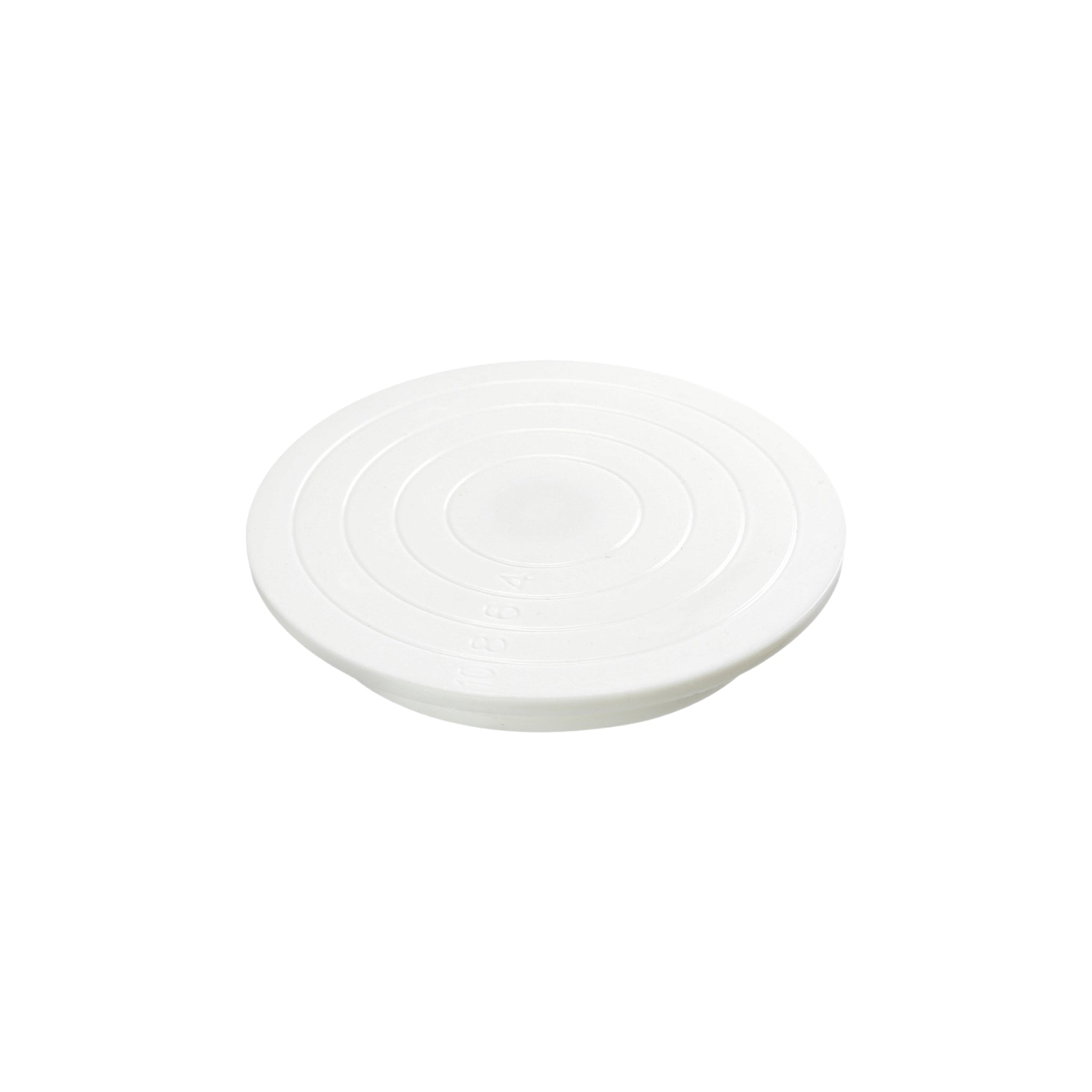 Mini Cookies Decorating Turntable with Stand 12.4x1.8cm Plastic Non-Slip