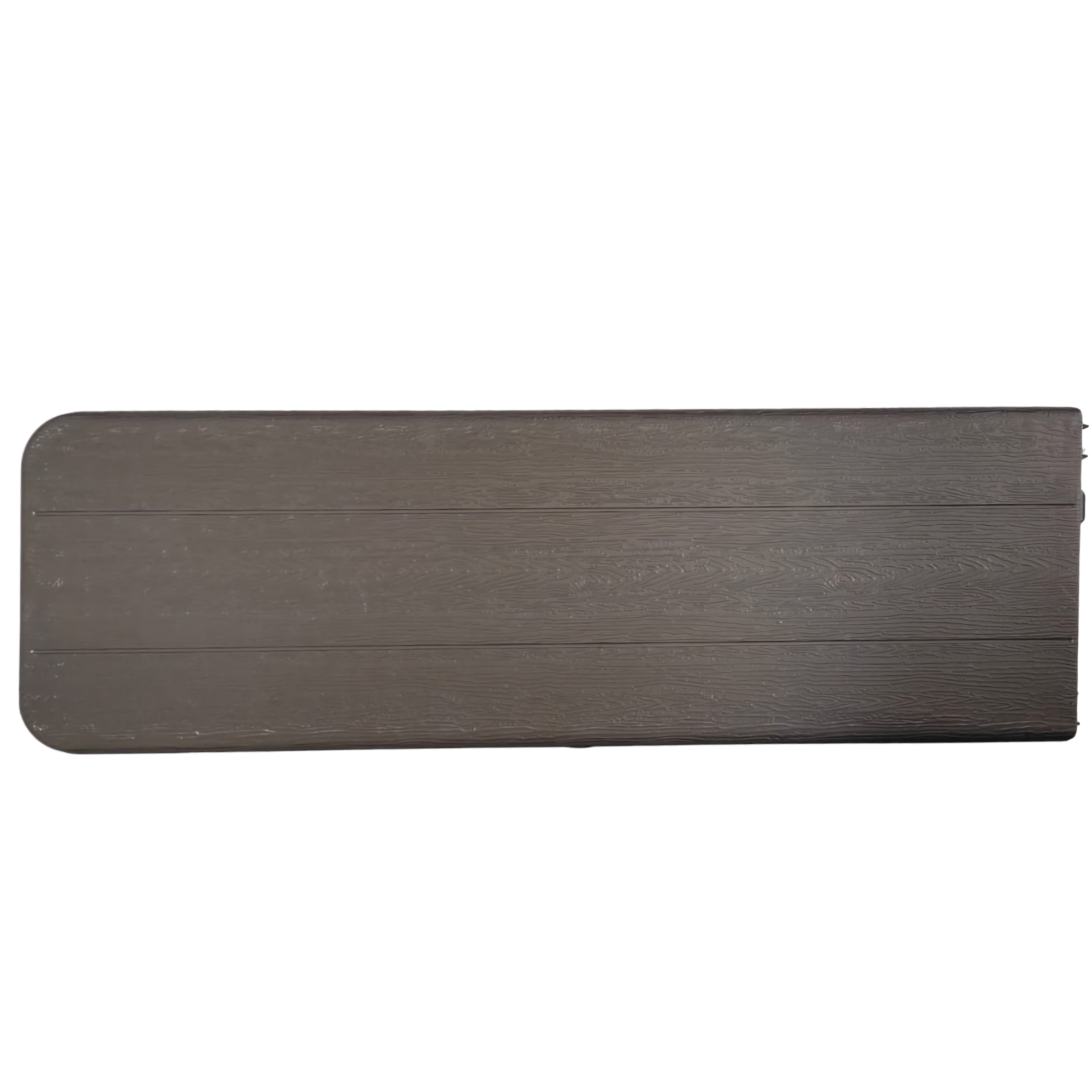 1.8m Folding Trestle Plastic Bench 6ft Wood Grain Finish