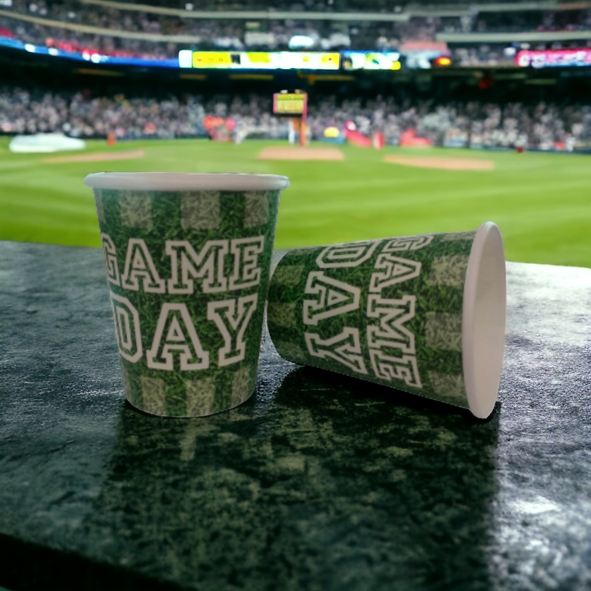 Game Day Party Paper Cups 250ml 10pack