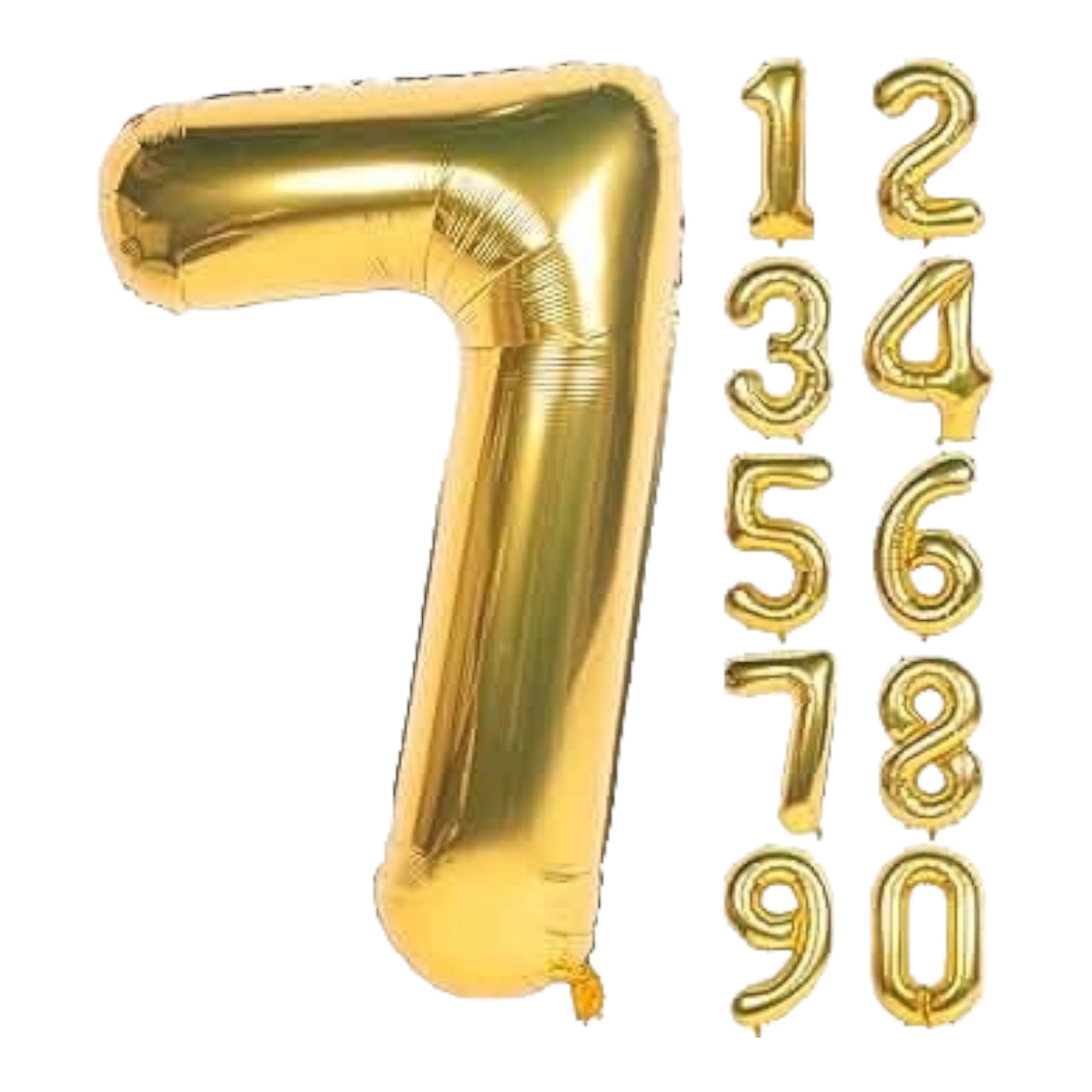 Party Gold Number Foil Balloons 42inch 106cm