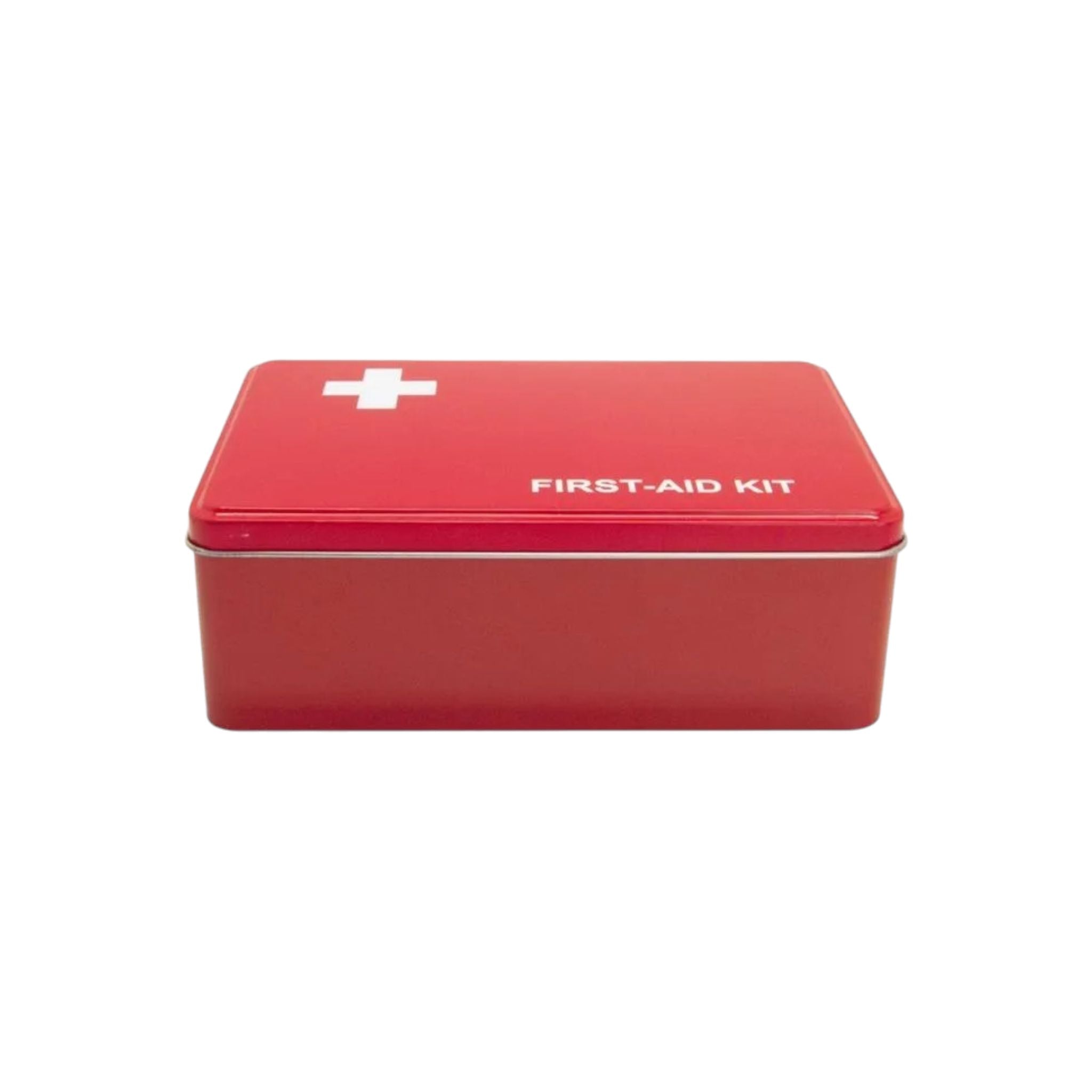 Mini First Aid Steel Tin Box 9.5x13.5cm