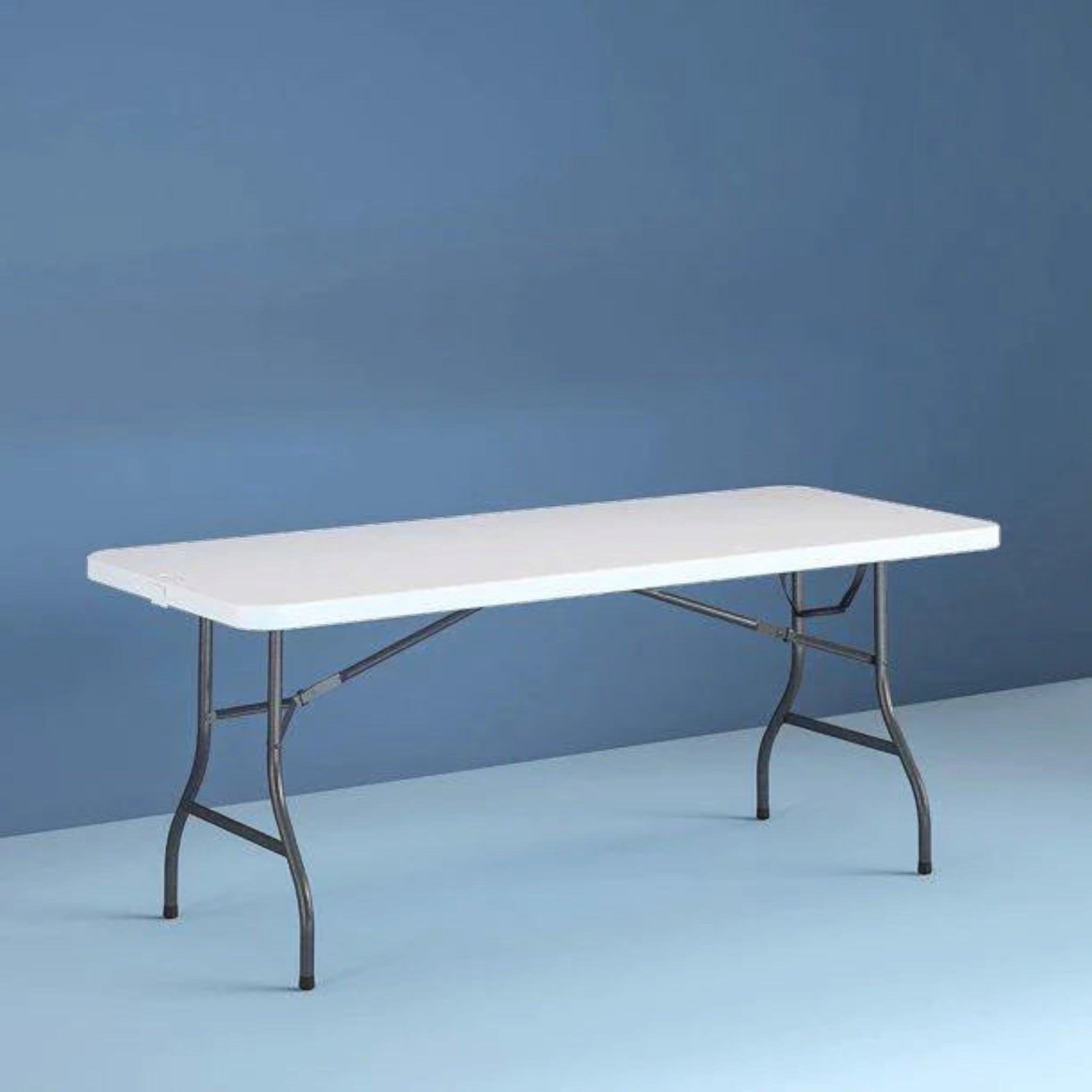 1.8m Folding Trestle Table 6ft White