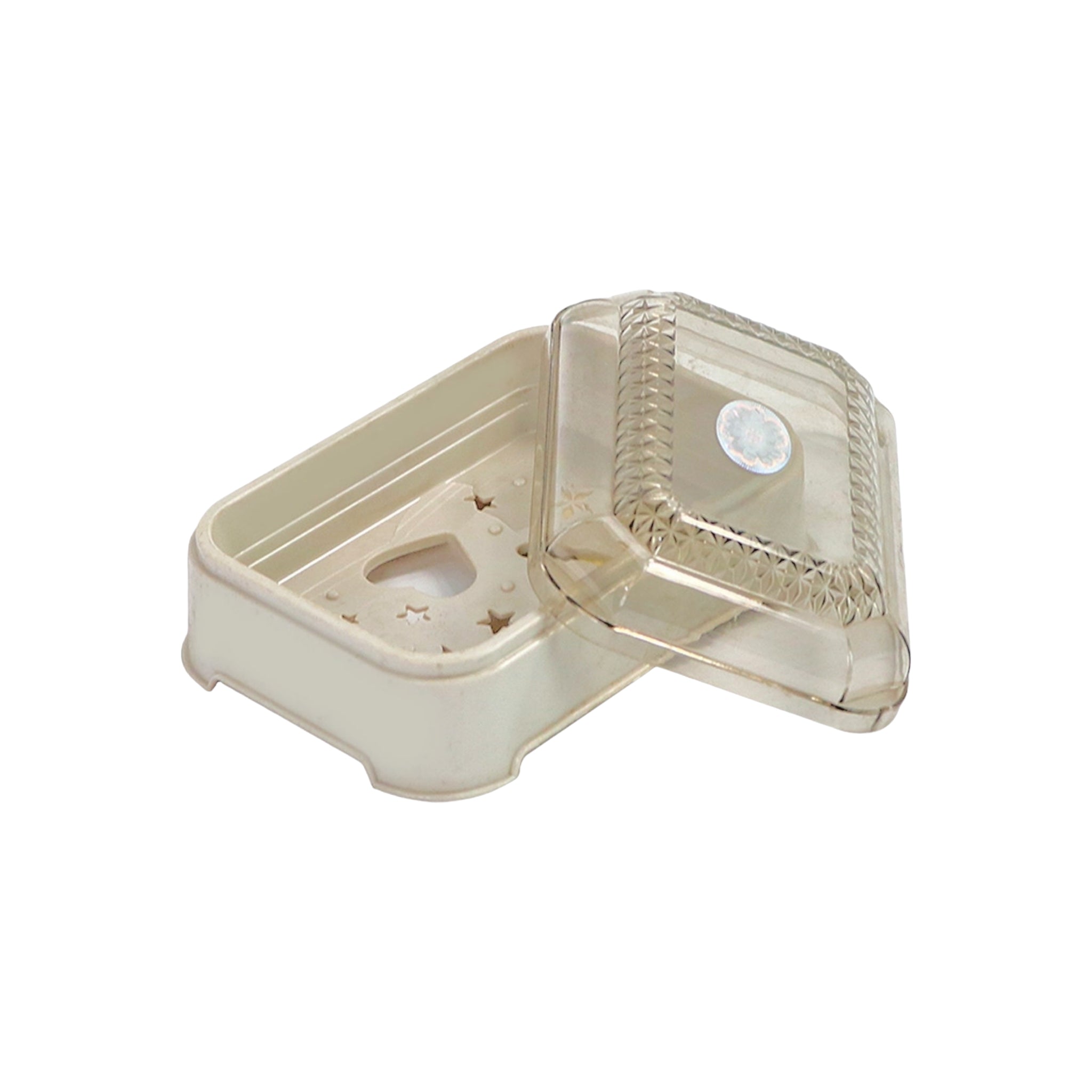 Plastic Soap Box with Acrylic Lid 1pc 502