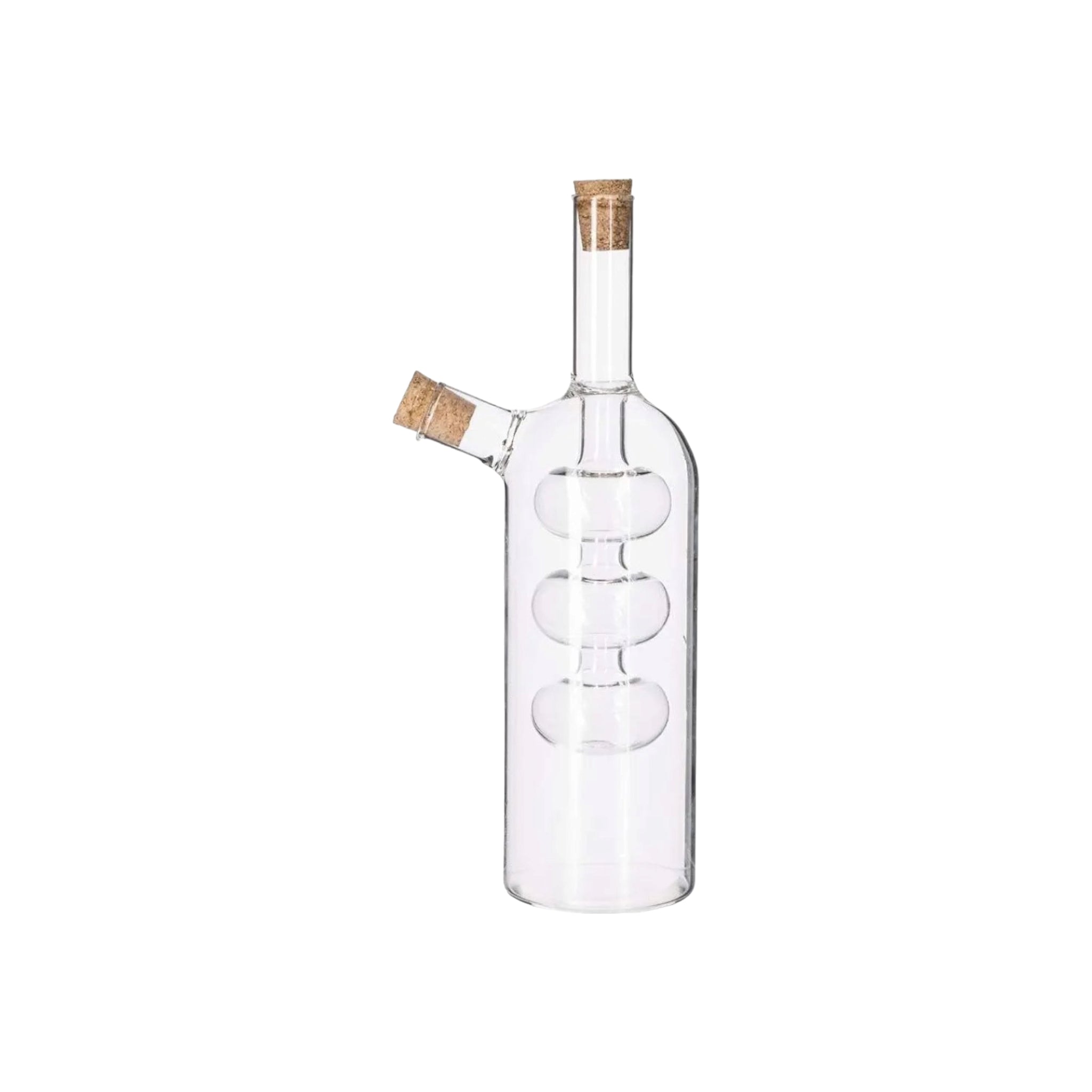 EH Olive Oil Glass Bottle Pourer & Vinegar Drizzler Dispenser Cork Lids 2in1 75/225ml