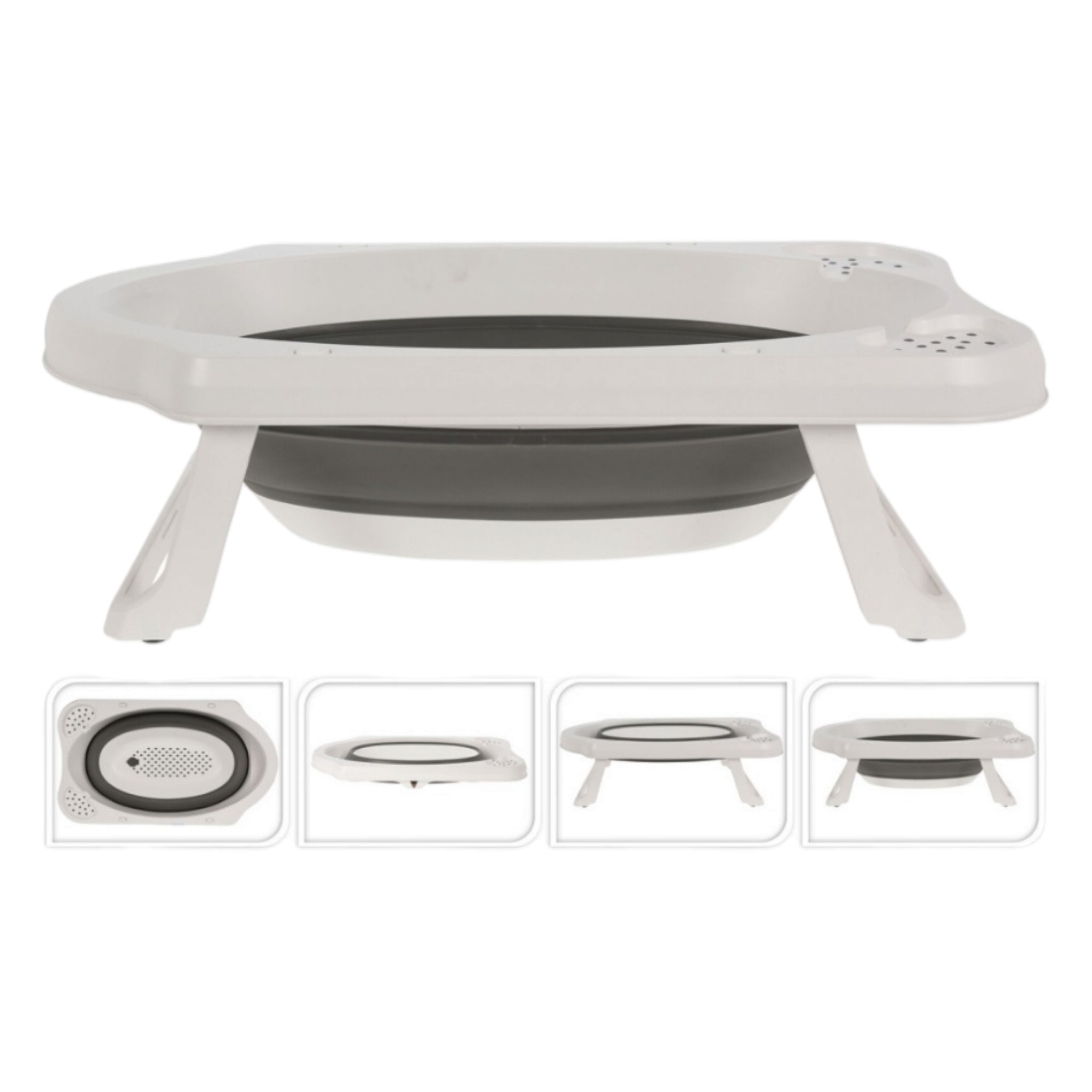 Bathroom Solutions Foldable Baby Bathtub PP 80x46x23cm