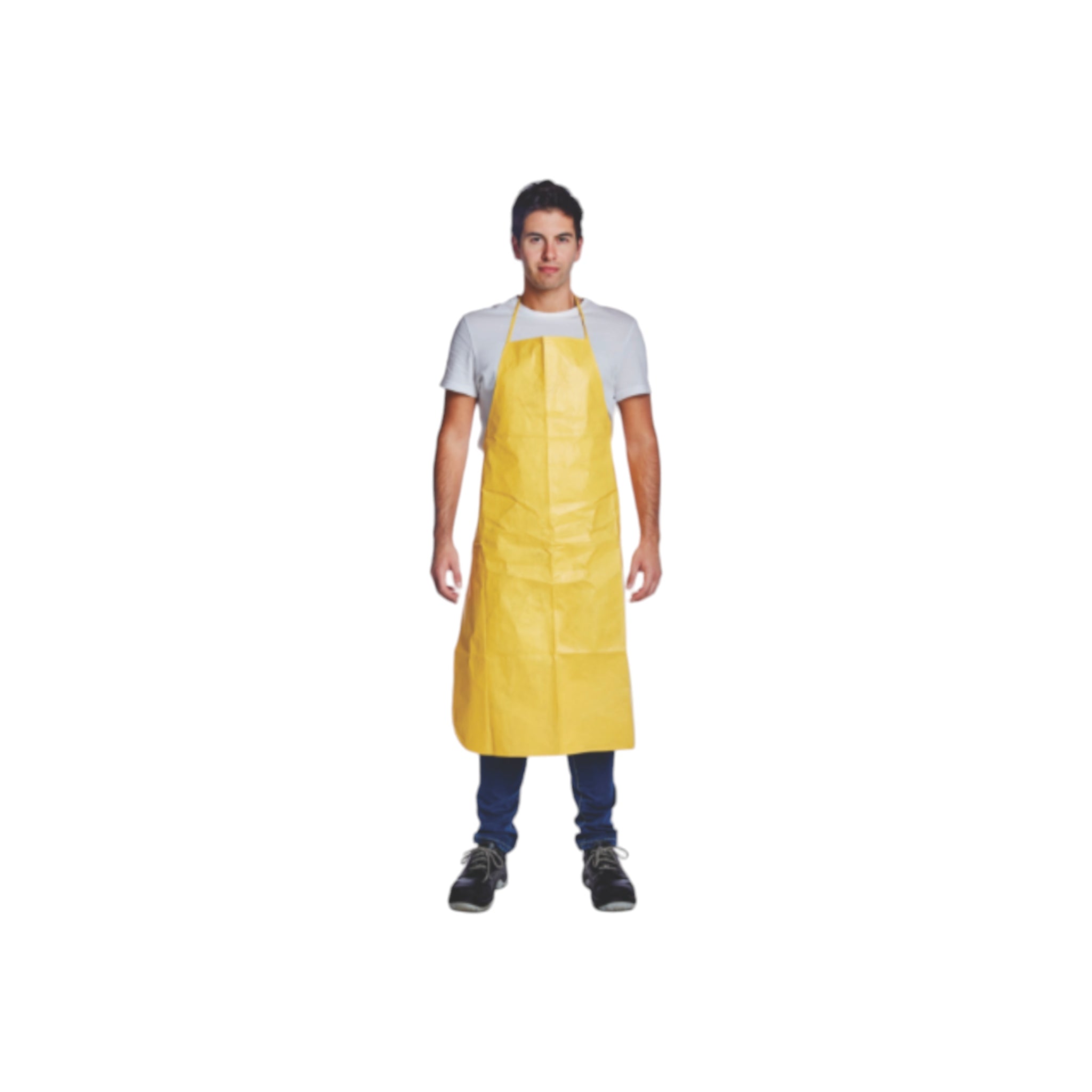 Apron PVC Light Duty Yellow 110cmx70cm