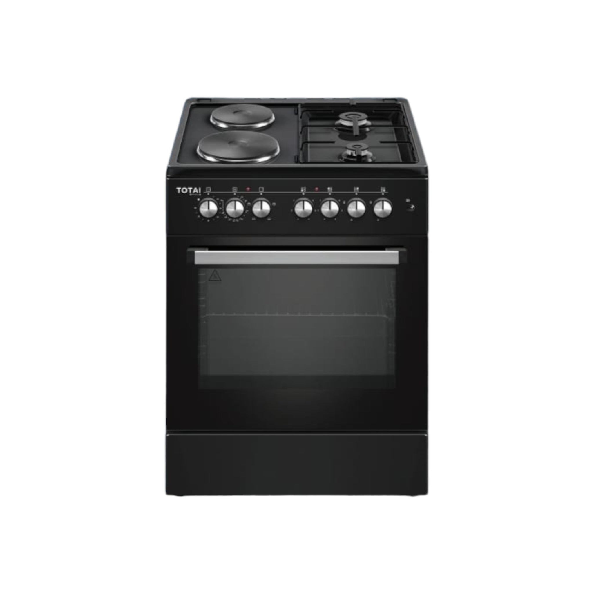 Totai 2-in-1 Gas & Electric Stove 60cm 2 Gas Burner & 2 Electric Solid Plates